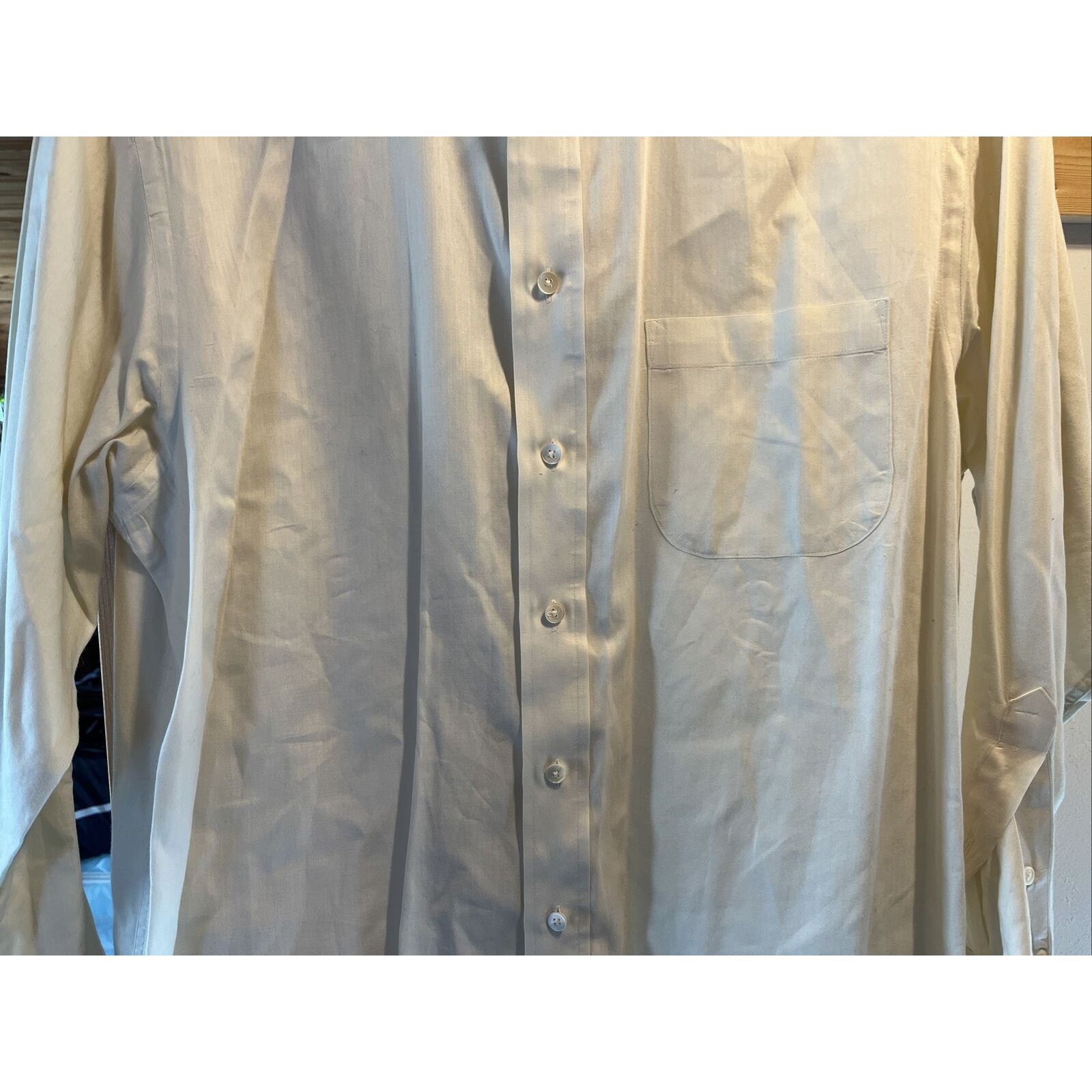 Burberry Burberry’s Men’s White 16.5 34 white LS button cotton shirt Size US XL / EU 56 / 4 - 8 Thumbnail
