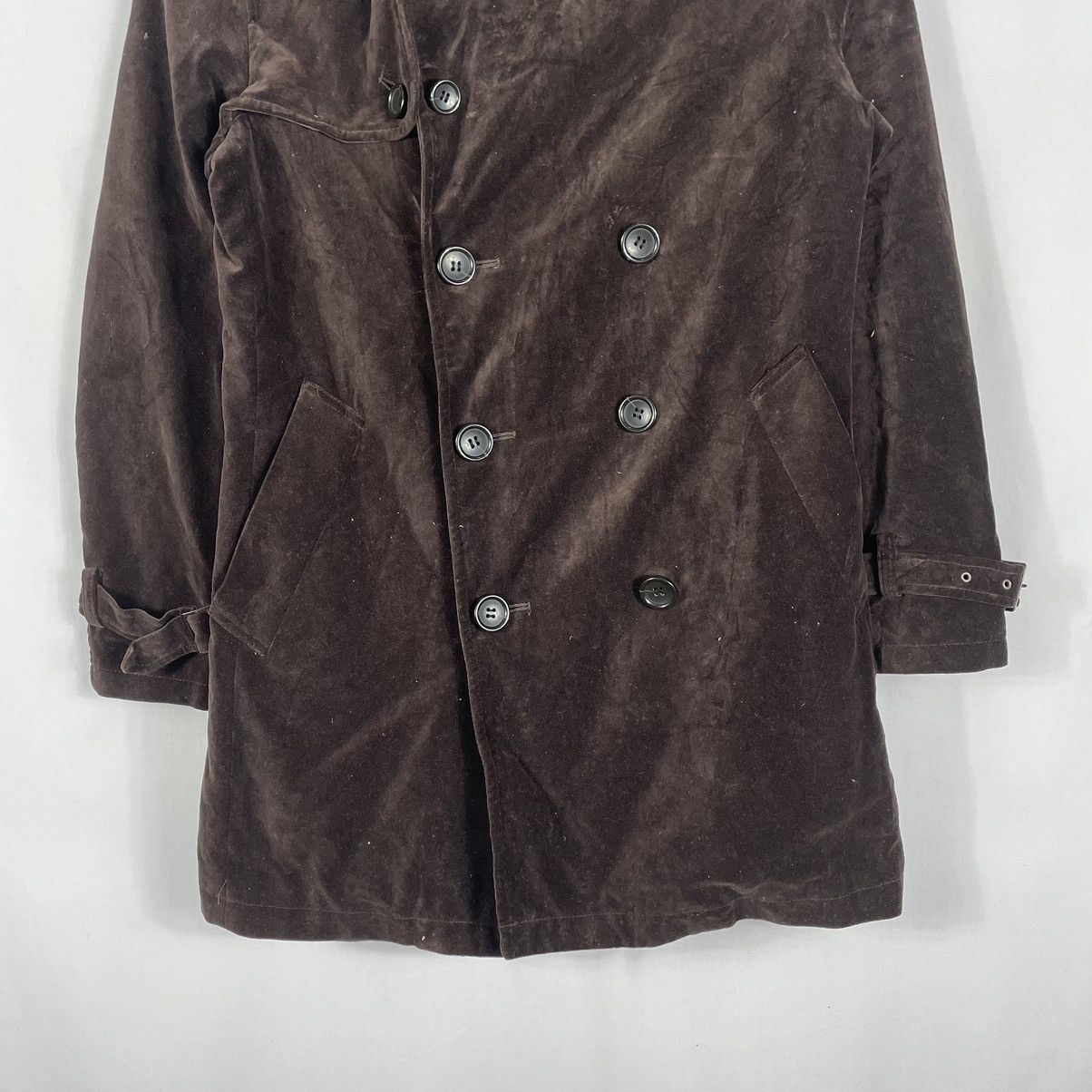 🔥Sick🔥🇯🇵PPFM Leopard Sedi Punk Styles Velvet Long Coat Jacket