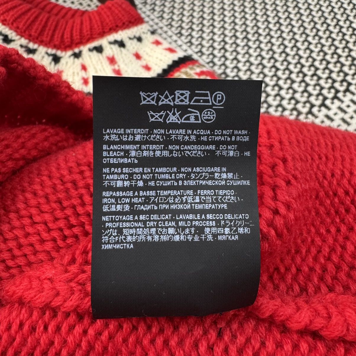 Saint Laurent Paris Saint Laurent 16aw Scales National Style Sweater Size US L / EU 52-54 / 3 - 12 Thumbnail