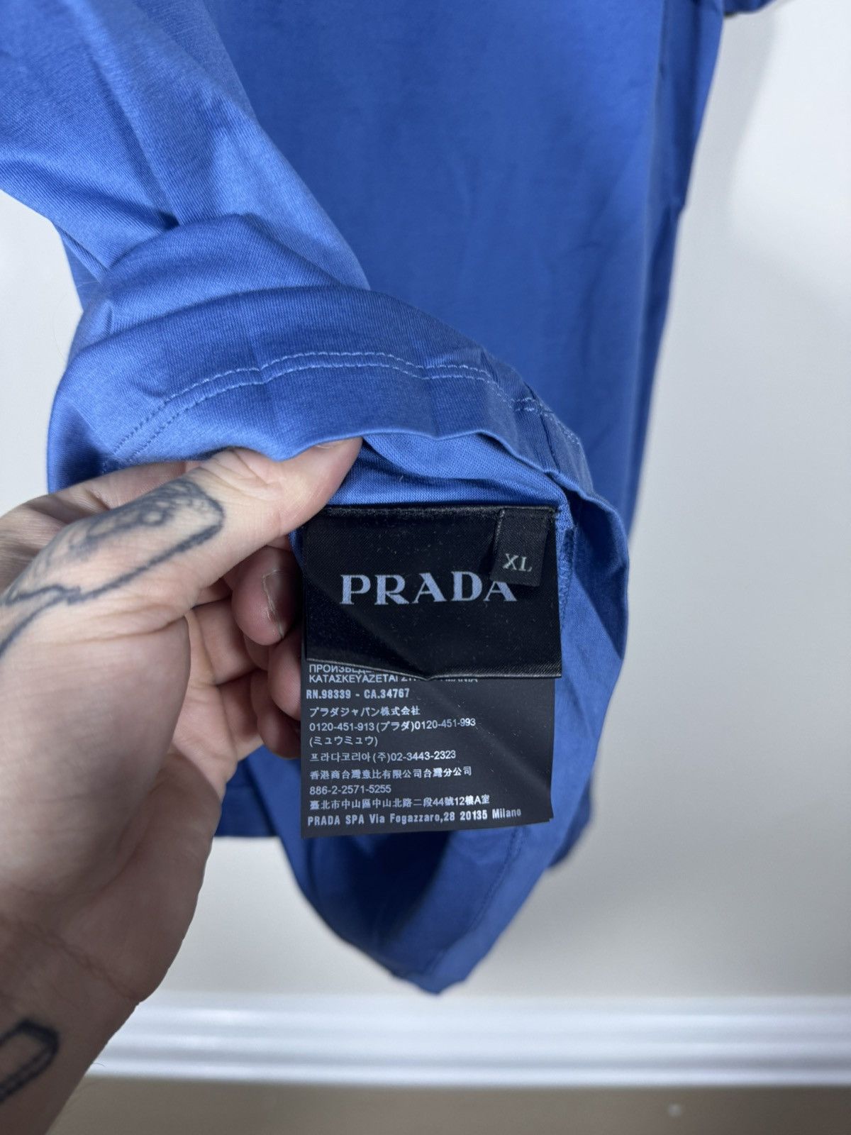 Prada Prada pocket logo brand new Size US XL / EU 56 / 4 - 6 Thumbnail