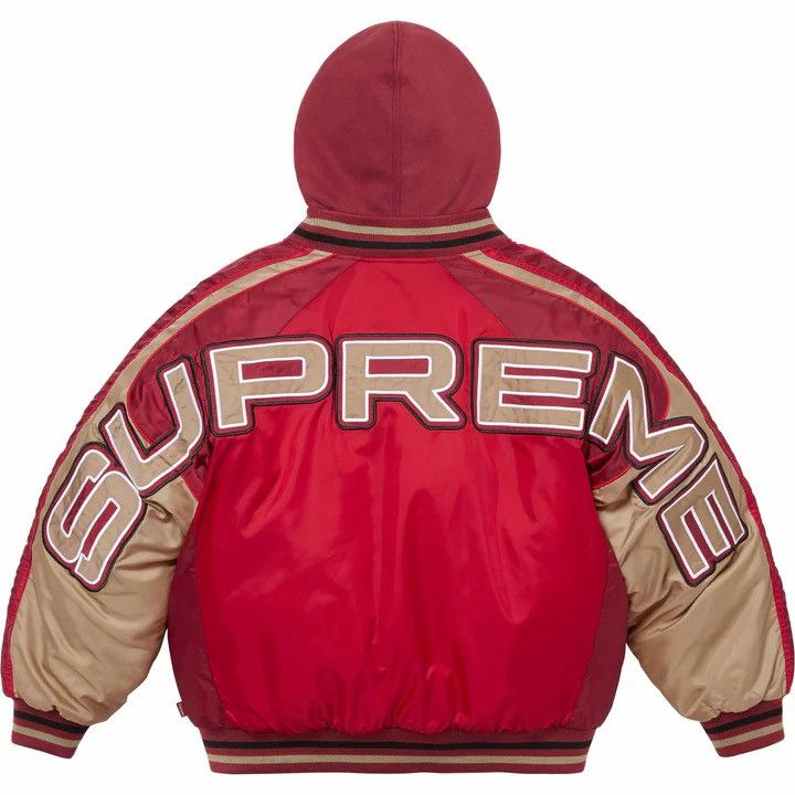 image of Supreme Stadium Hooded Jacket / Red - XL (In Hand), Men's