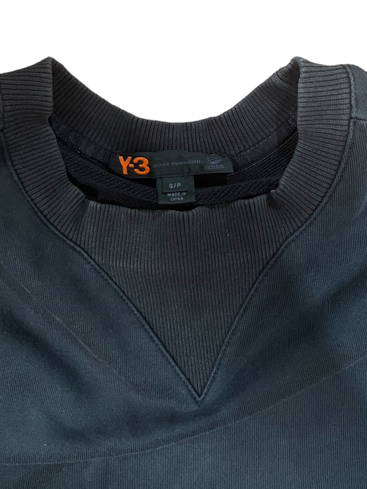 Yohji Yamamoto Yohji yamamoto y-3 faded black logo sweatshirt Size US S / EU 44-46 / 1 - 3 Thumbnail