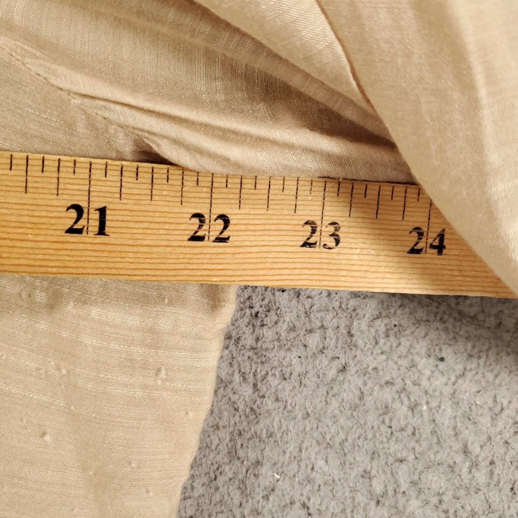 Vintage Chico's Blouse Women Adult Large Beige Sequin Button Sheer V-Neck Long Sleeve Rayon Womens Size L / US 10 / IT 46 - 4 Thumbnail