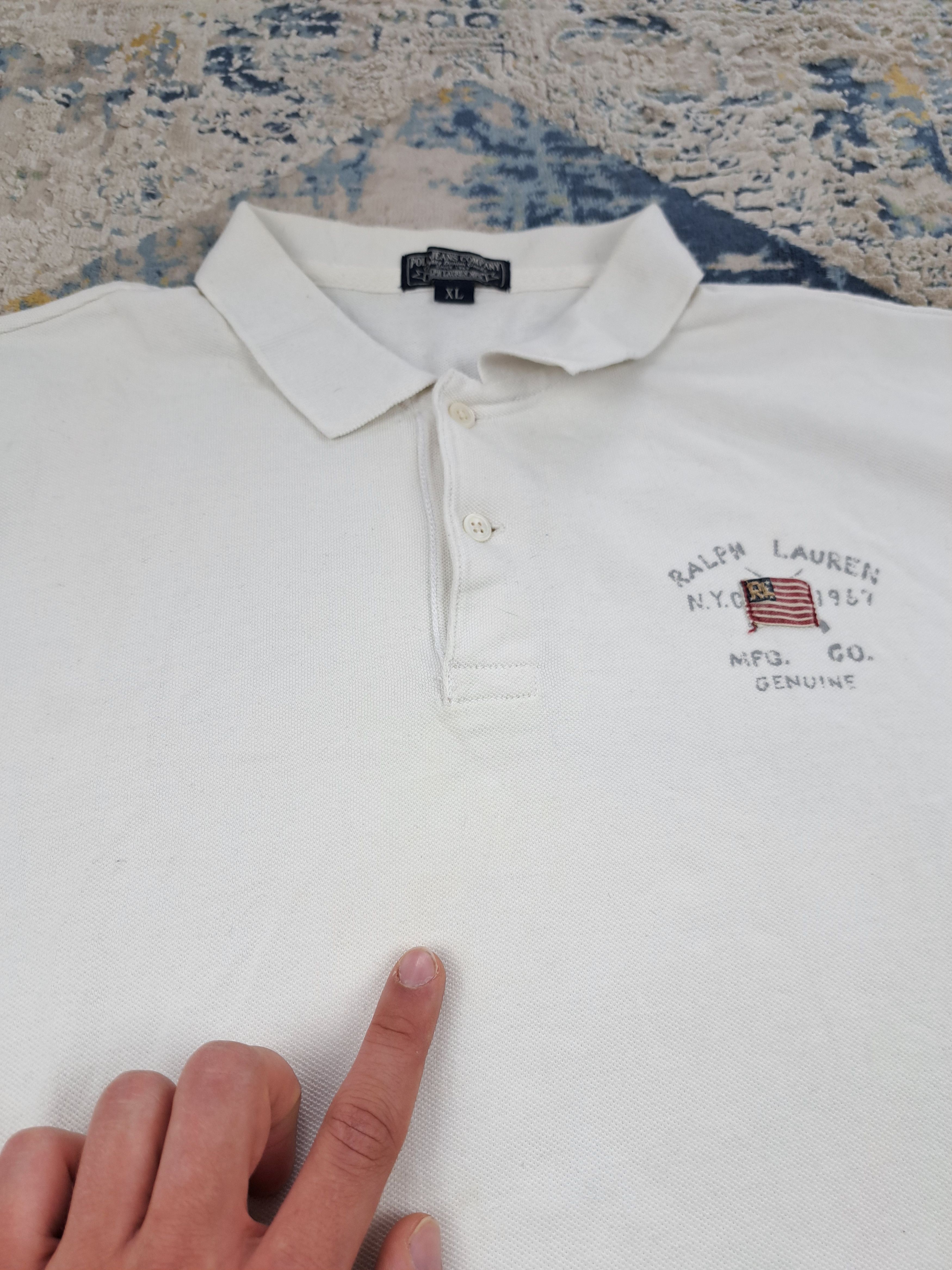 Polo Ralph Lauren Ralph Lauren Big American Flag Polo Shirt y2k Drip Size US XL / EU 56 / 4 - 11 Thumbnail