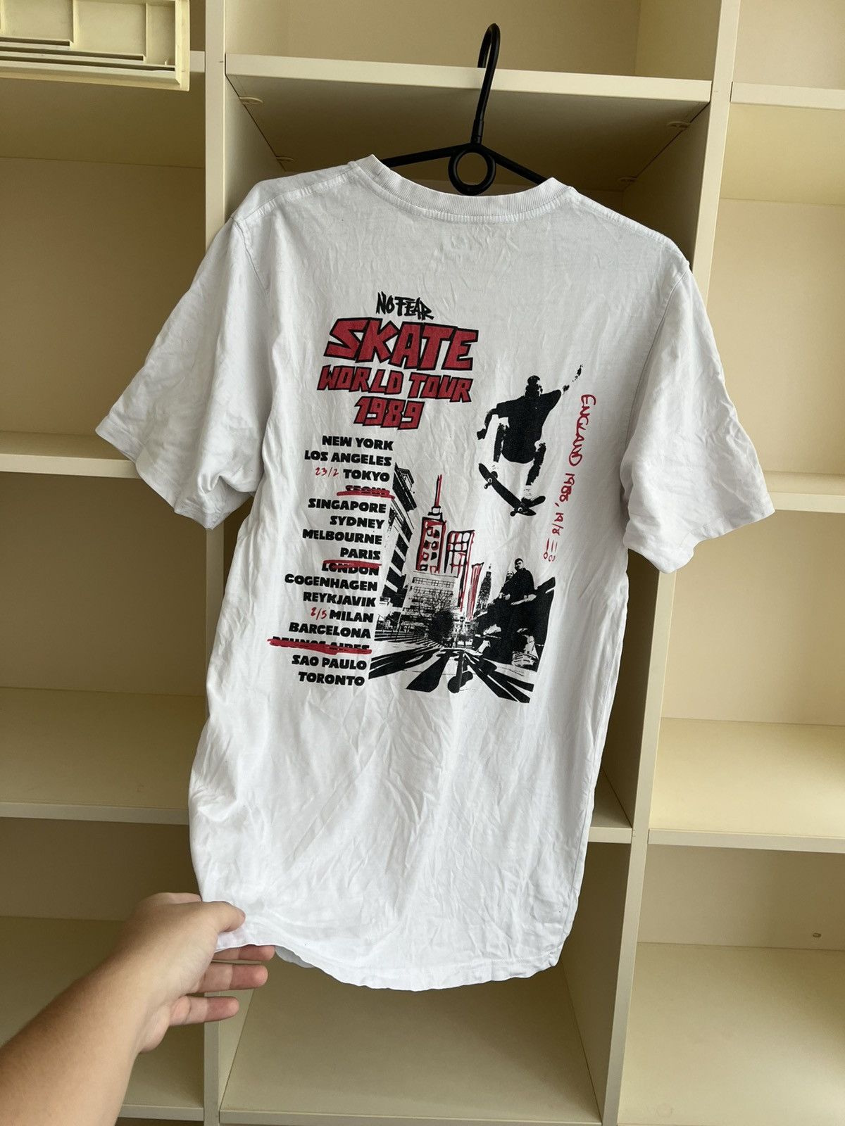 No Fear No Fear Skate World Tour T-Shirt Tee Size M Size US M / EU 48-50 / 2 - 5 Thumbnail