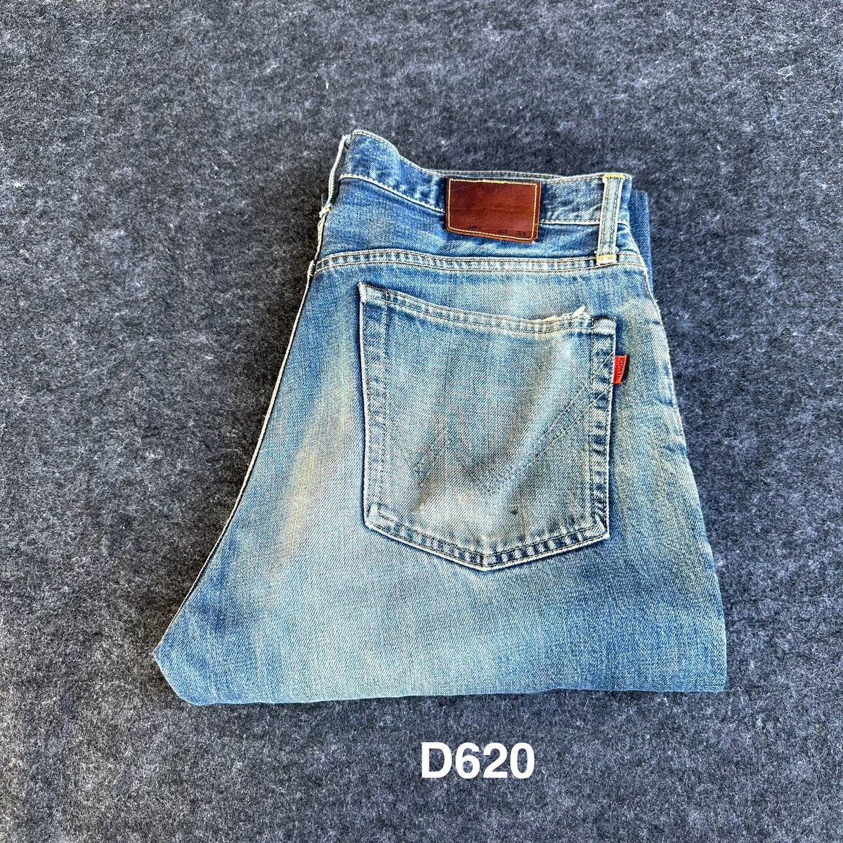Edwin Vintage Thrash Edwin 504 Regular Orange Tag Denim 33x32 D620 Size US 34 / EU 50 - 19 Thumbnail