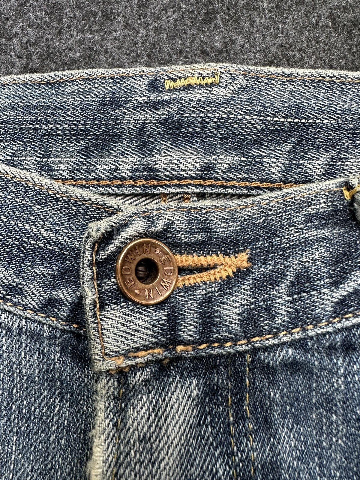 Edwin × If Six Was Nine × Vintage Vintage Edwin 505zxx Selvedge Distressed Denim D68 Size US 30 / EU 46 - 9 Thumbnail