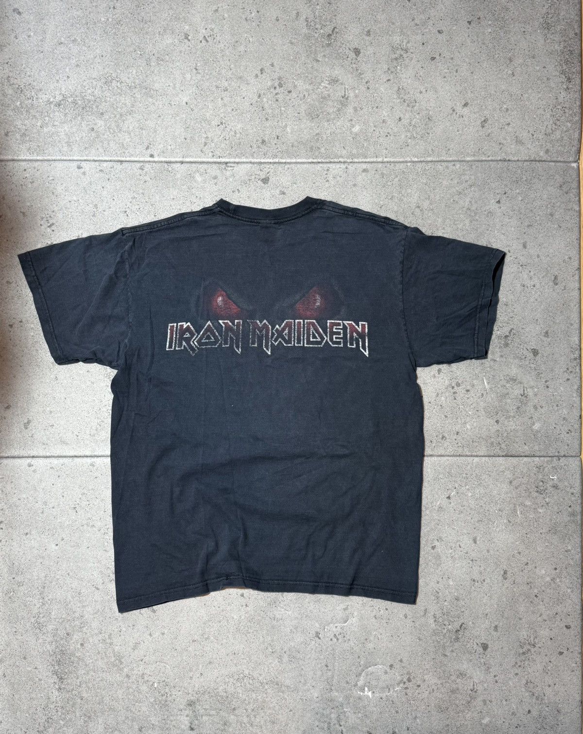 Band Tees × Iron Maiden × Vintage Vintage 2000s Iron Maiden Killers Band Tee faded metal rock Size US L / EU 52-54 / 3 - 2 Thumbnail