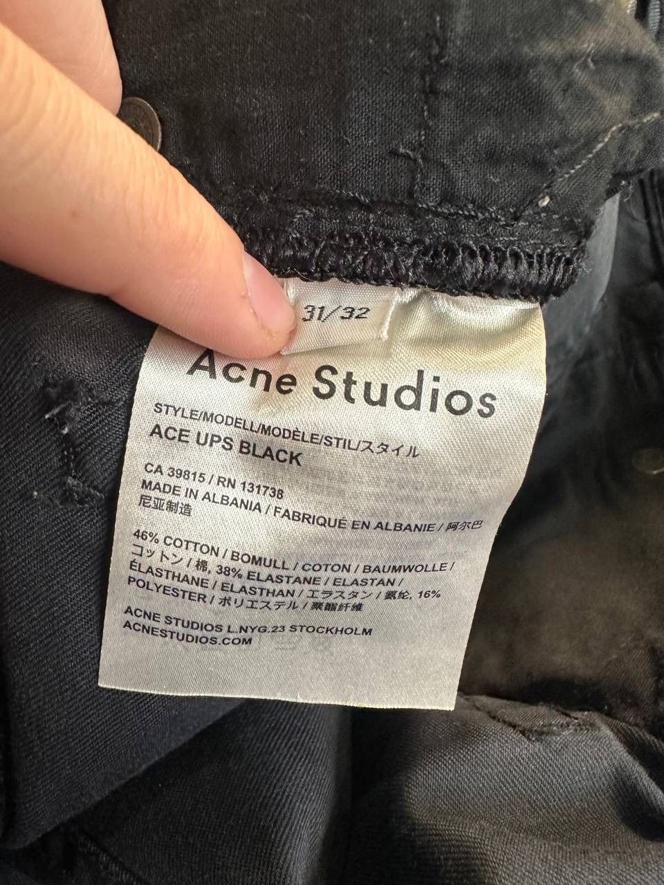 Acne Studios Acne Studios Ace Ups Black Size 31/32 Size US 32 / EU 48 - 13 Thumbnail
