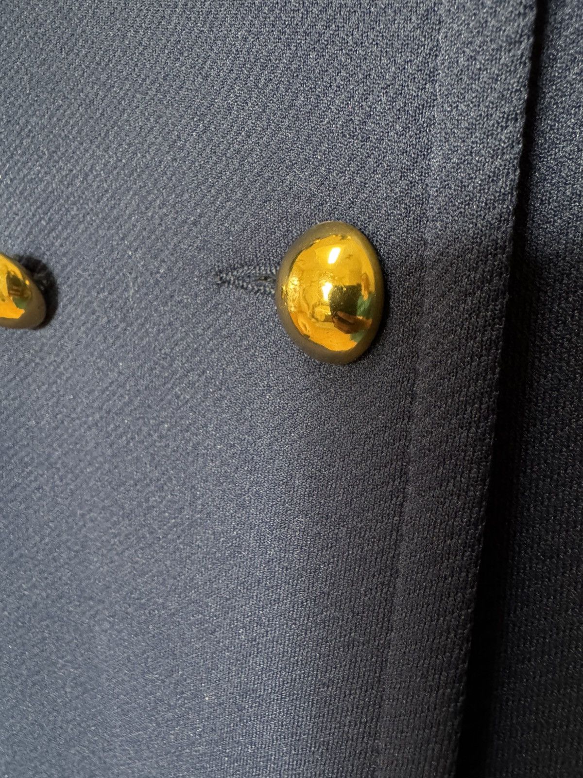 Vintage Alligator navy blue Peacoat women’s vintage 70s coat gold Size M / US 6-8 / IT 42-44 - 5 Thumbnail