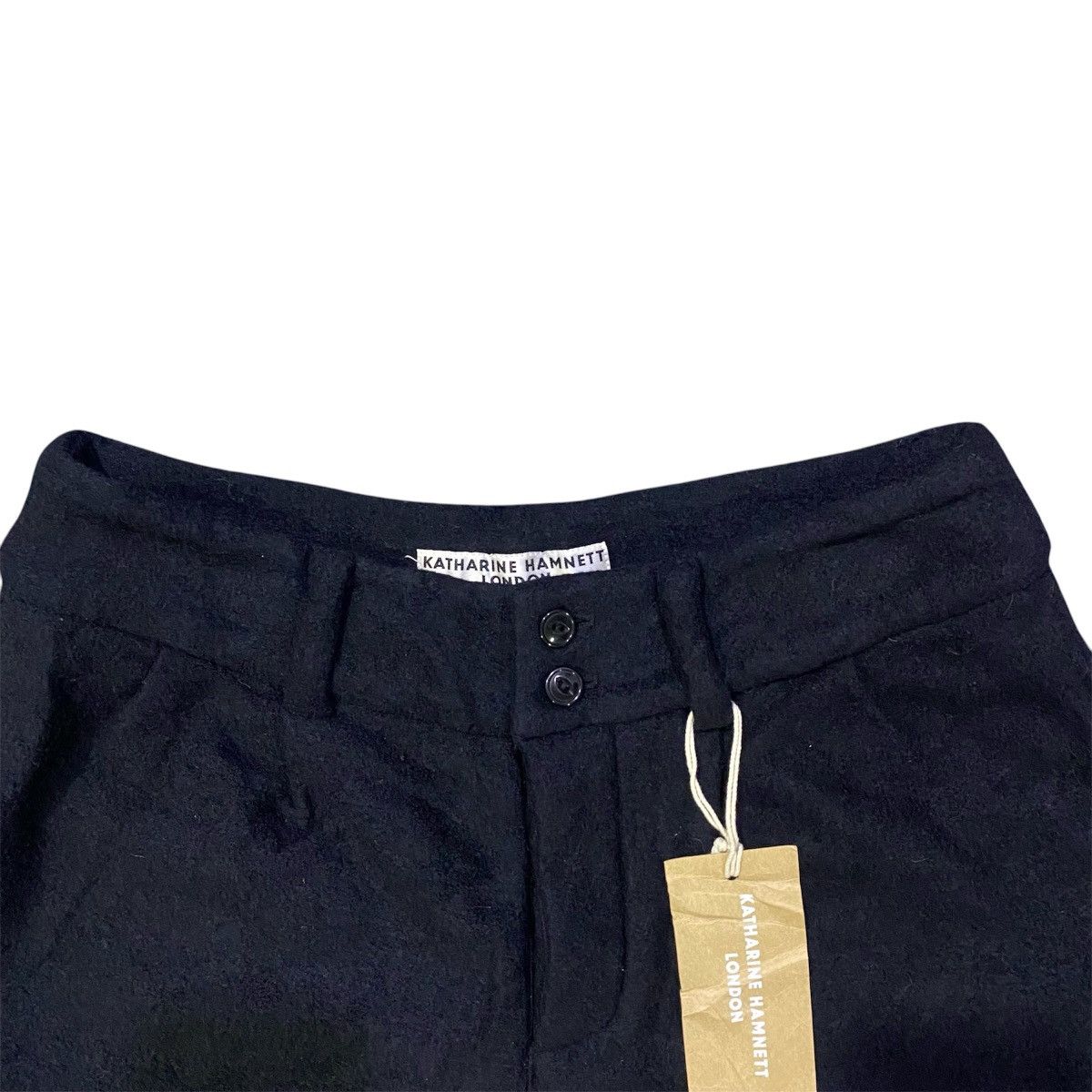 Designer × Japanese Brand × Katharine Hamnett London Katherine Hamnett London Black Mini Skirt NWT Size 30" / US 8 / IT 44 - 3 Thumbnail