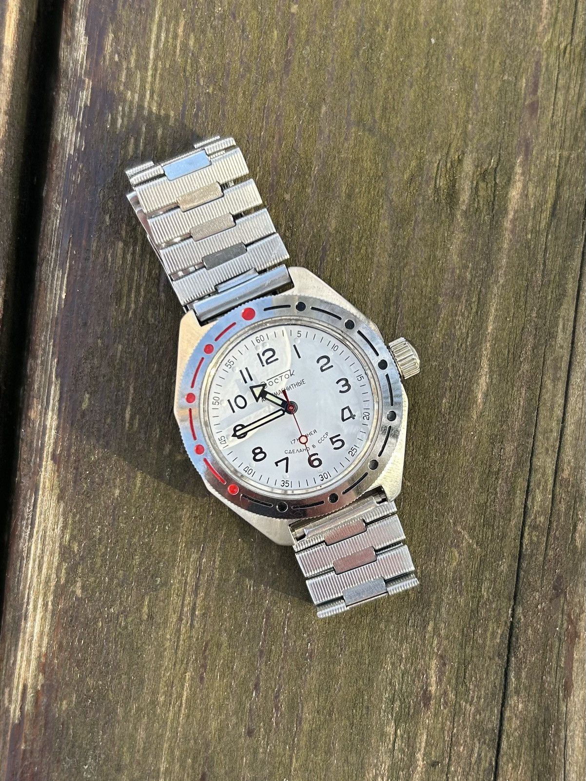 Vintage Vintage Watch Soviet USSR Mechanical Wostok Hand Winding Size ONE SIZE - 18 Thumbnail