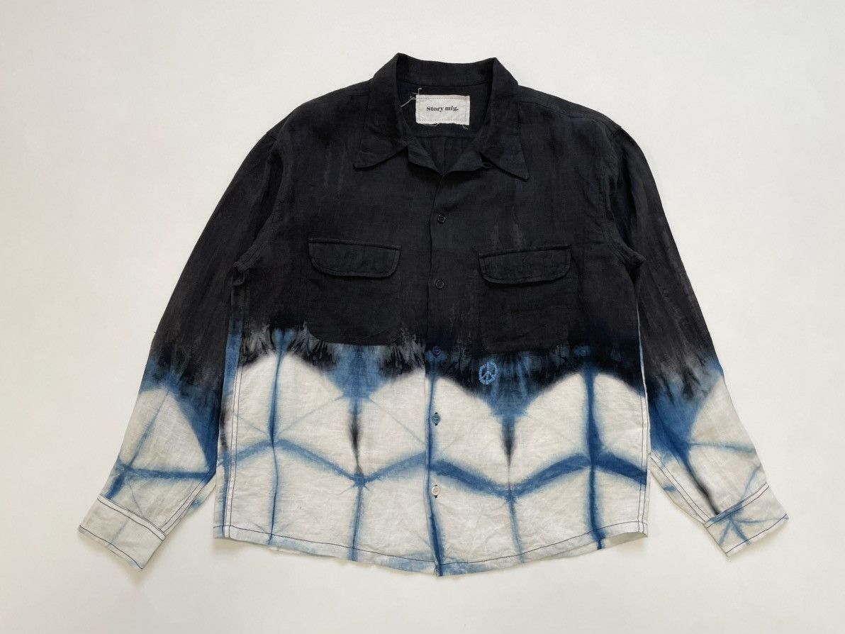 Story Mfg. ‘Peace Tie Dye’ Print Long Sleeve Shirt Size US L / EU 52-54 / 3 - 2 Thumbnail