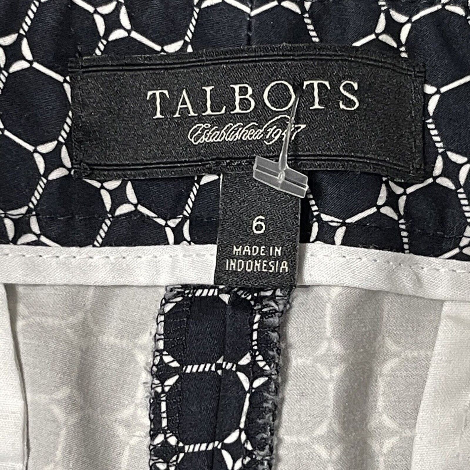 Other Talbots Heritage Ankle Pants Navy/White Size 6 Size 28" / US 6 / IT 42 - 3 Thumbnail