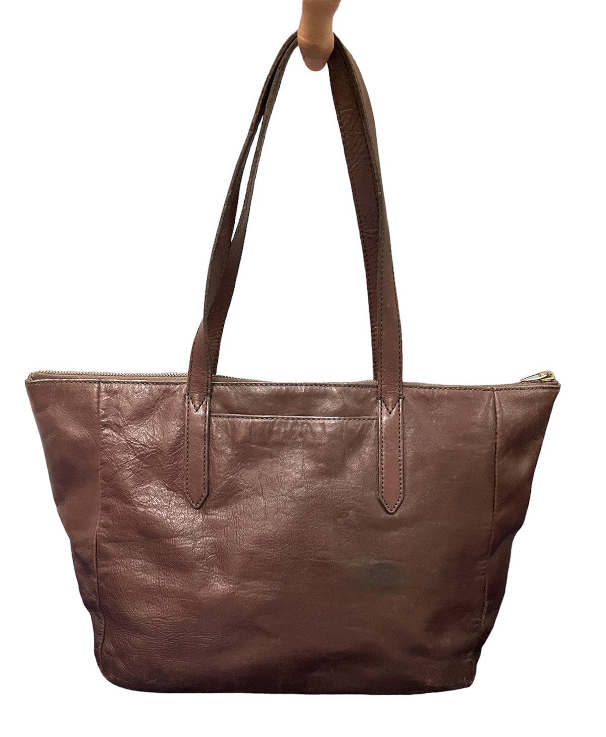 Fossil × Genuine Leather × Vintage Vintage Fossil Leather Tote Bag Size ONE SIZE - 2 Thumbnail