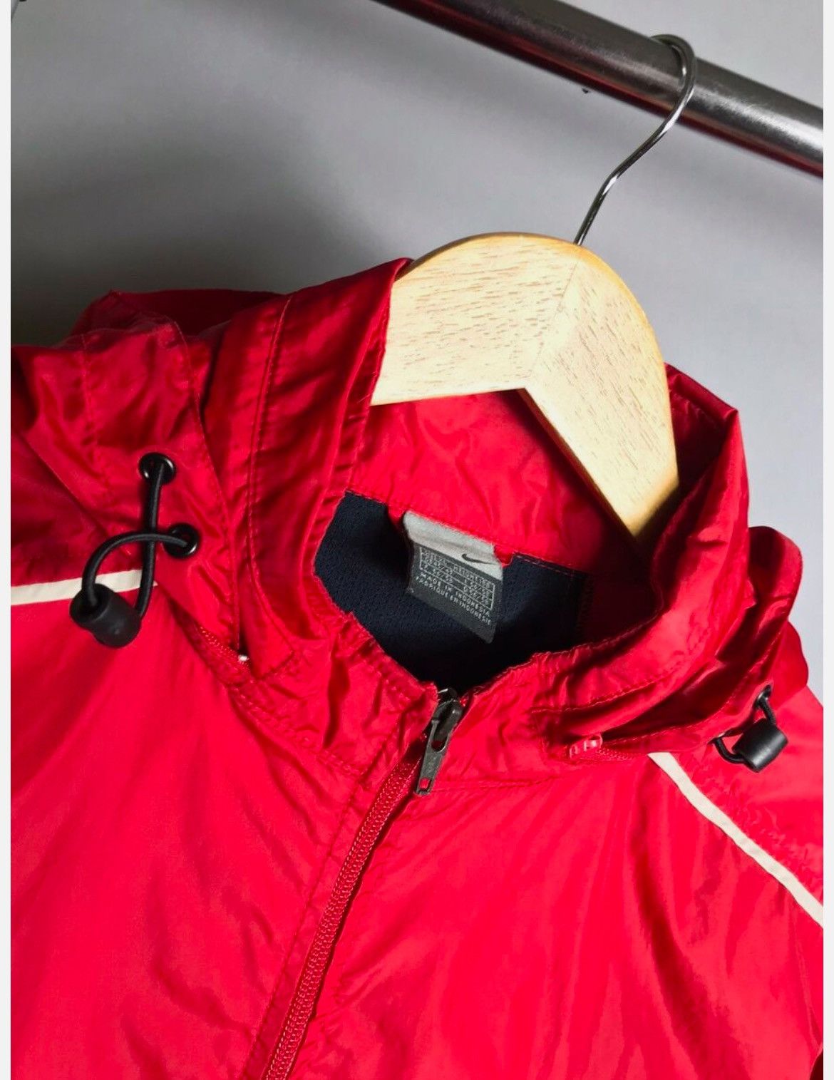 Nike × Vintage ENGLAND NIKE RUGBY WATERPROOF TRAINING RAIN O2 HOODED JACKET Size US XL / EU 56 / 4 - 3 Thumbnail