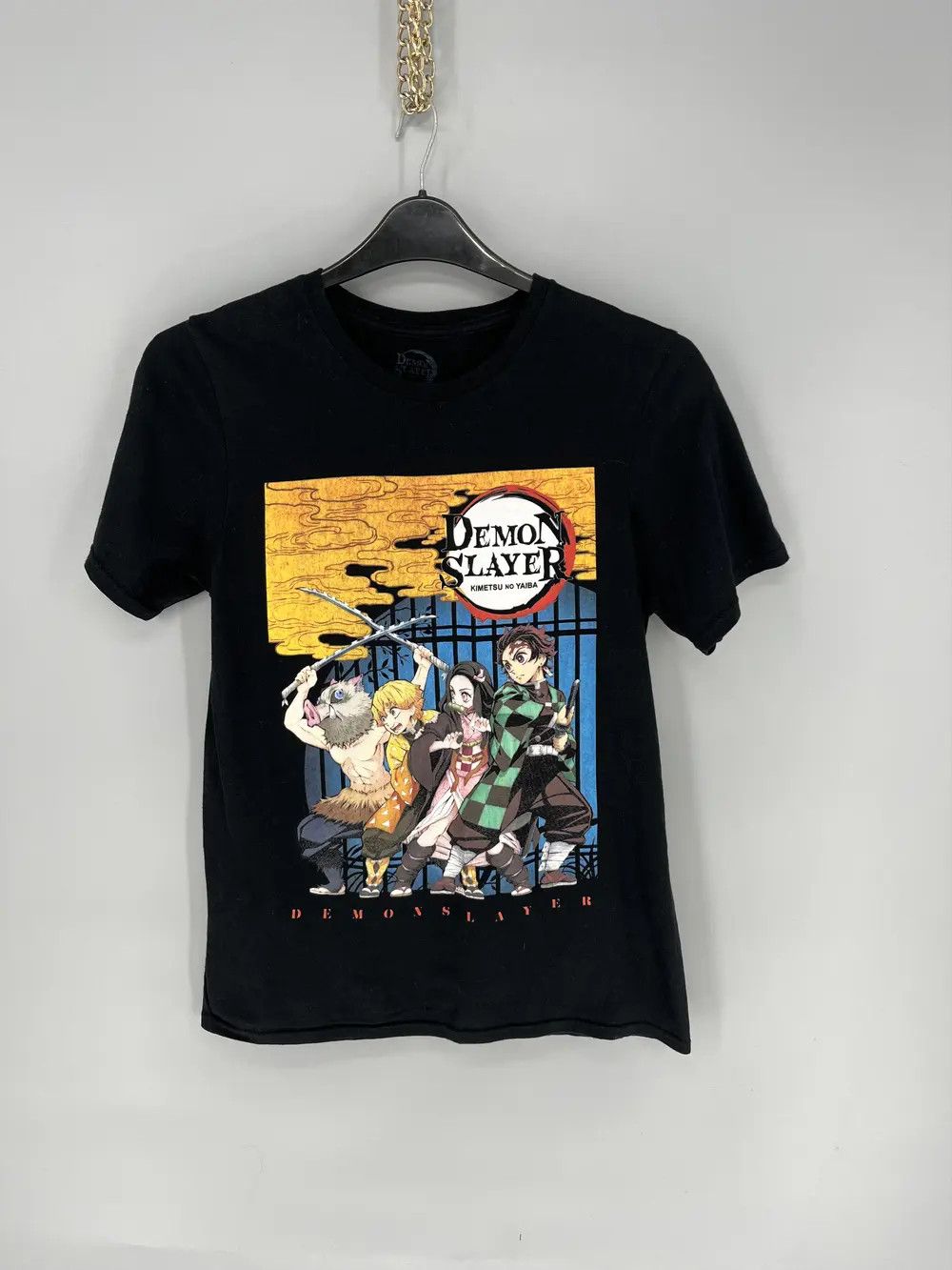 Anime × Vintage Demon Slayer Anima Japanese comics movie tee Size US S / EU 44-46 / 1 - 2 Thumbnail