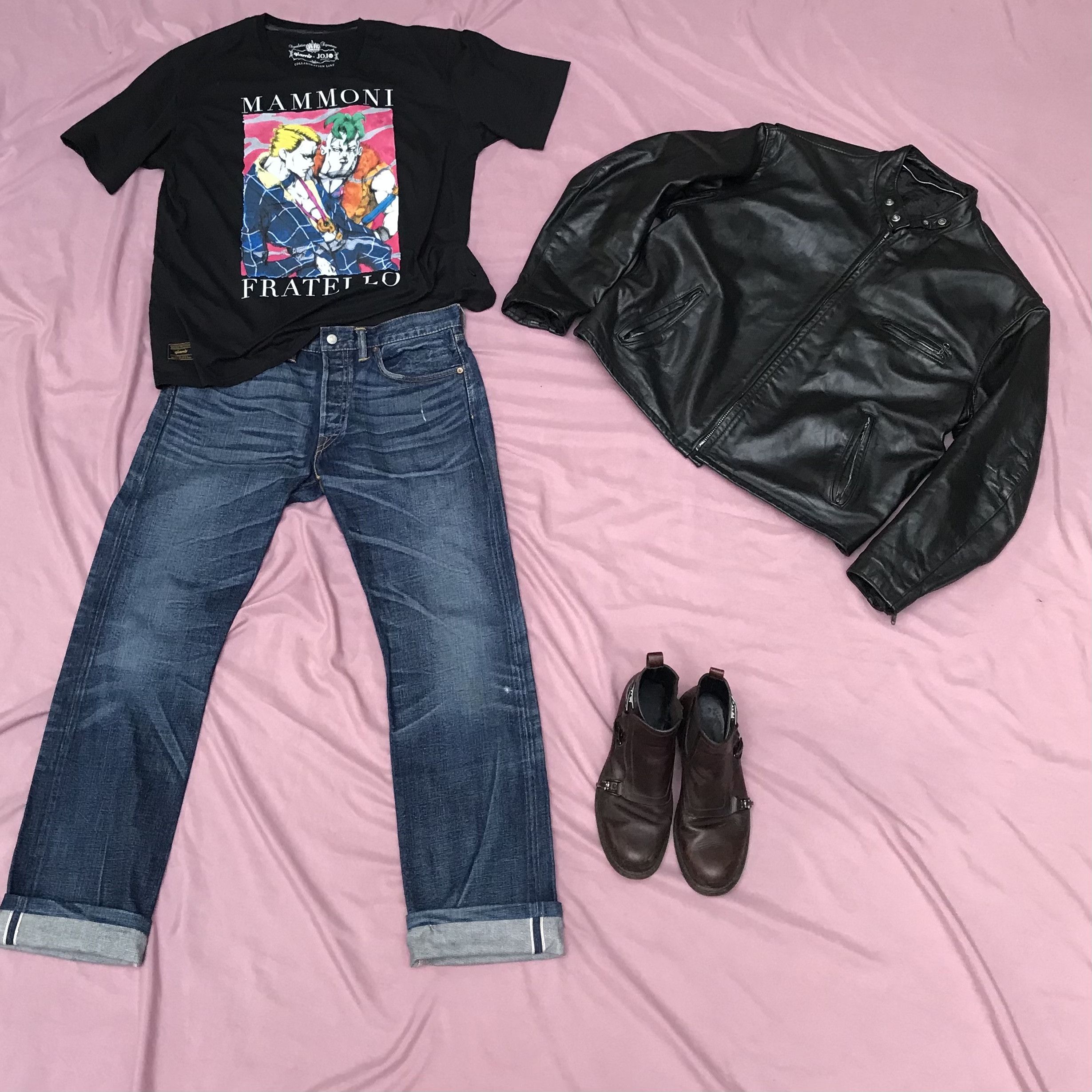 Other GLAMB x JOJO BIZARRE ADVENTURE MAMMONI FRATELLO TSHIRT Size US XL / EU 56 / 4 - 2 Thumbnail