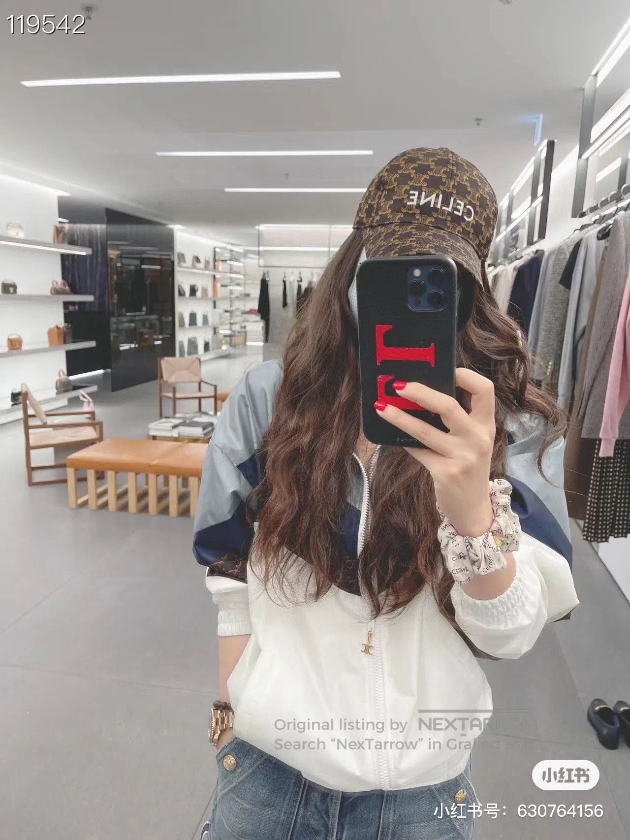 Celine Celine Monogram Baseball Cap. Size ONE SIZE - 5 Thumbnail