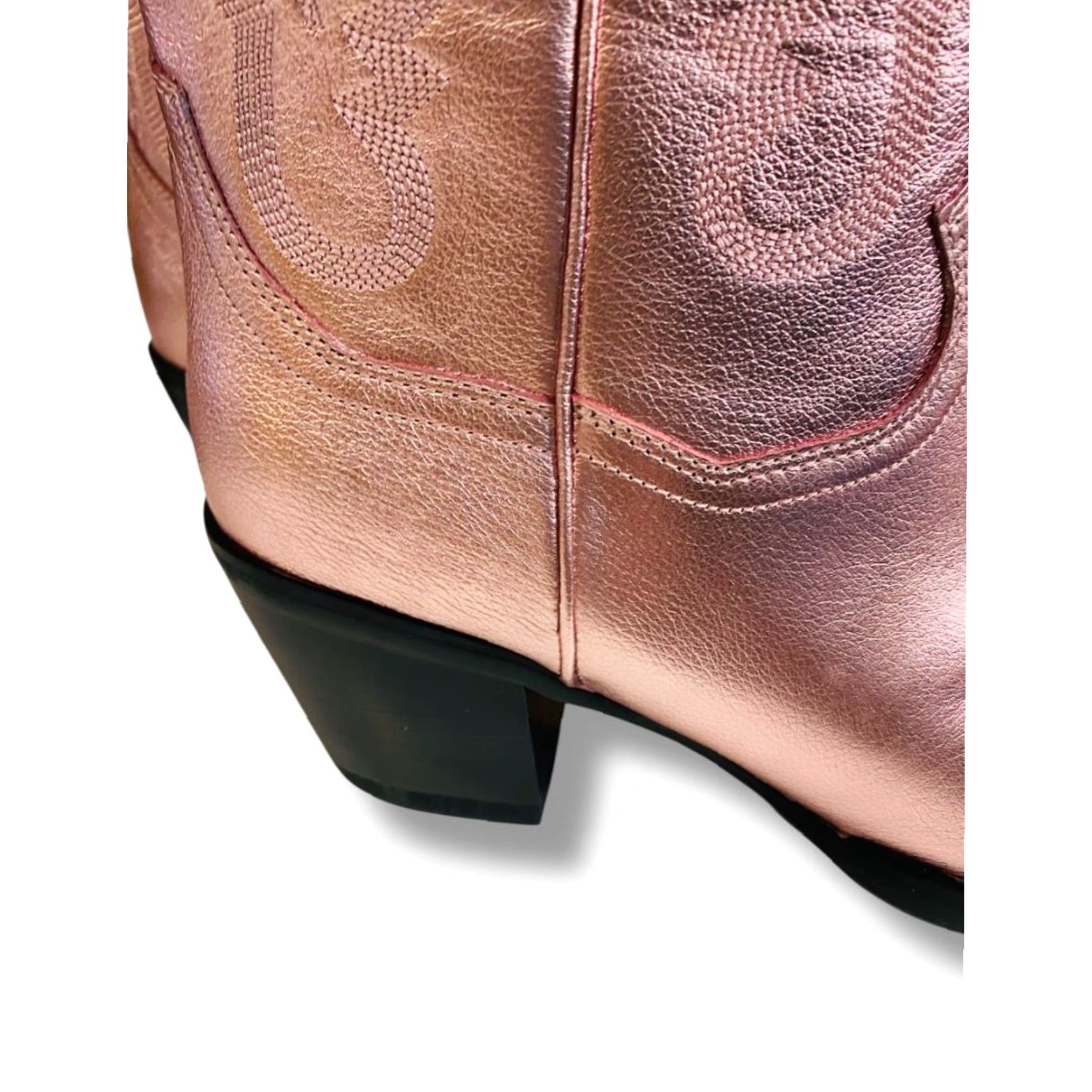 Jeffrey Campbell Jeffrey Campbell Free People Womens Dagget Size 10 Pink Champagne Western Boots Size US 10 / IT 40 - 4 Thumbnail