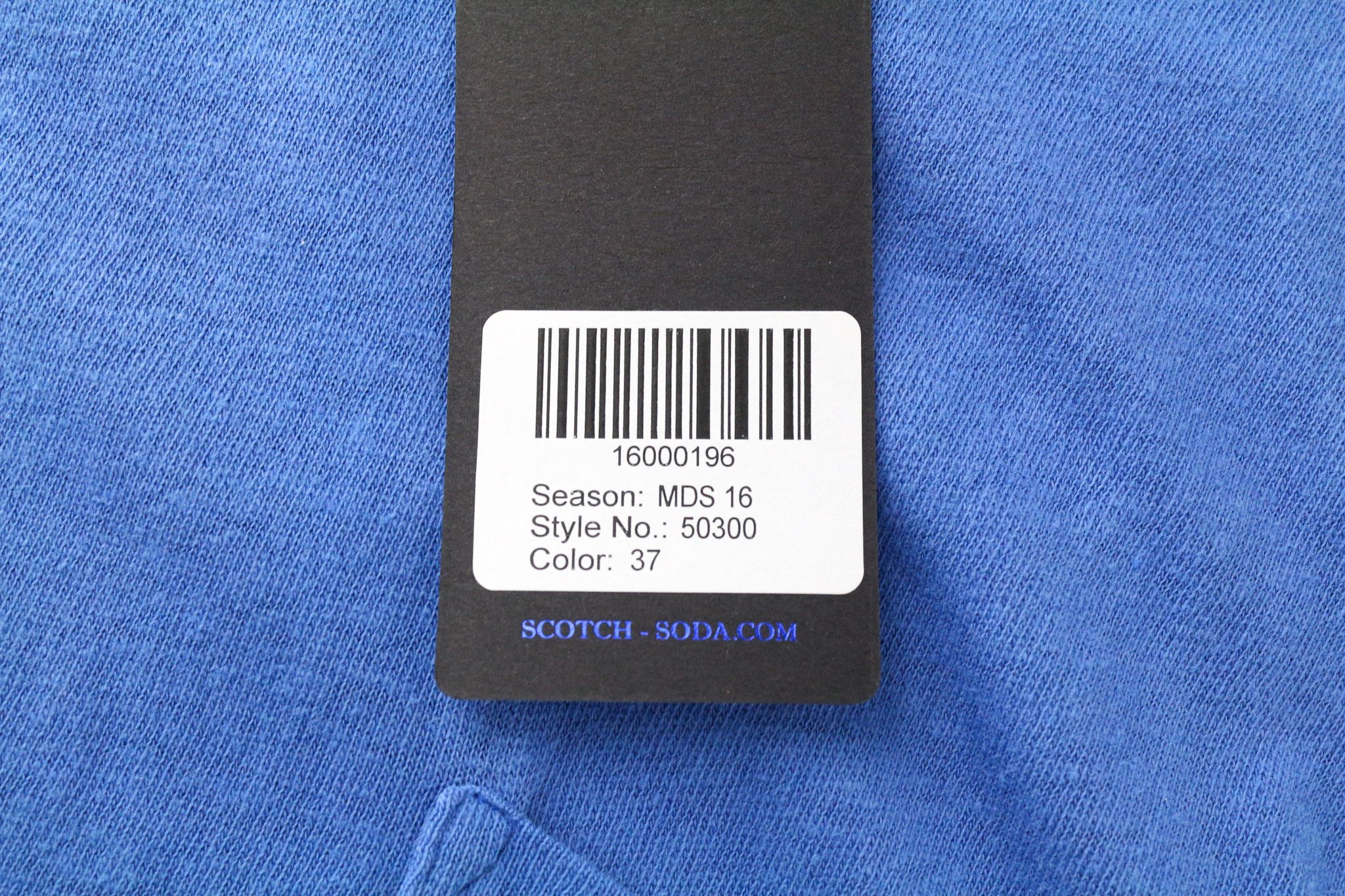 Scotch & Soda AMS BLAUW S Blue 3/4 Sleeve Pullover T-Shirt 75547 Size US S / EU 44-46 / 1 - 5 Thumbnail