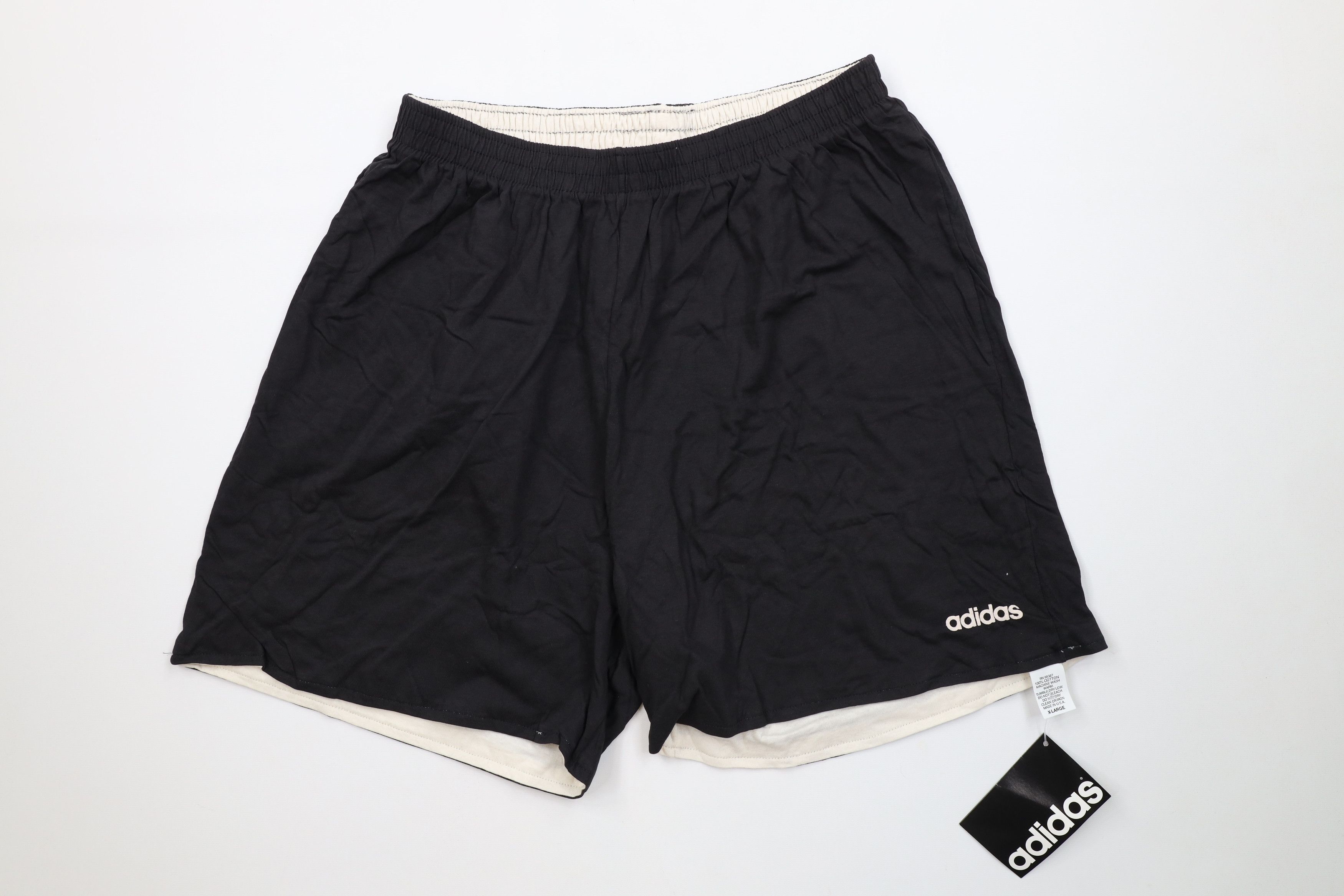 Adidas Deadstock Vintage 90s Adidas Reversible Above Knee Shorts Size US 36 / EU 52 - 1 Thumbnail