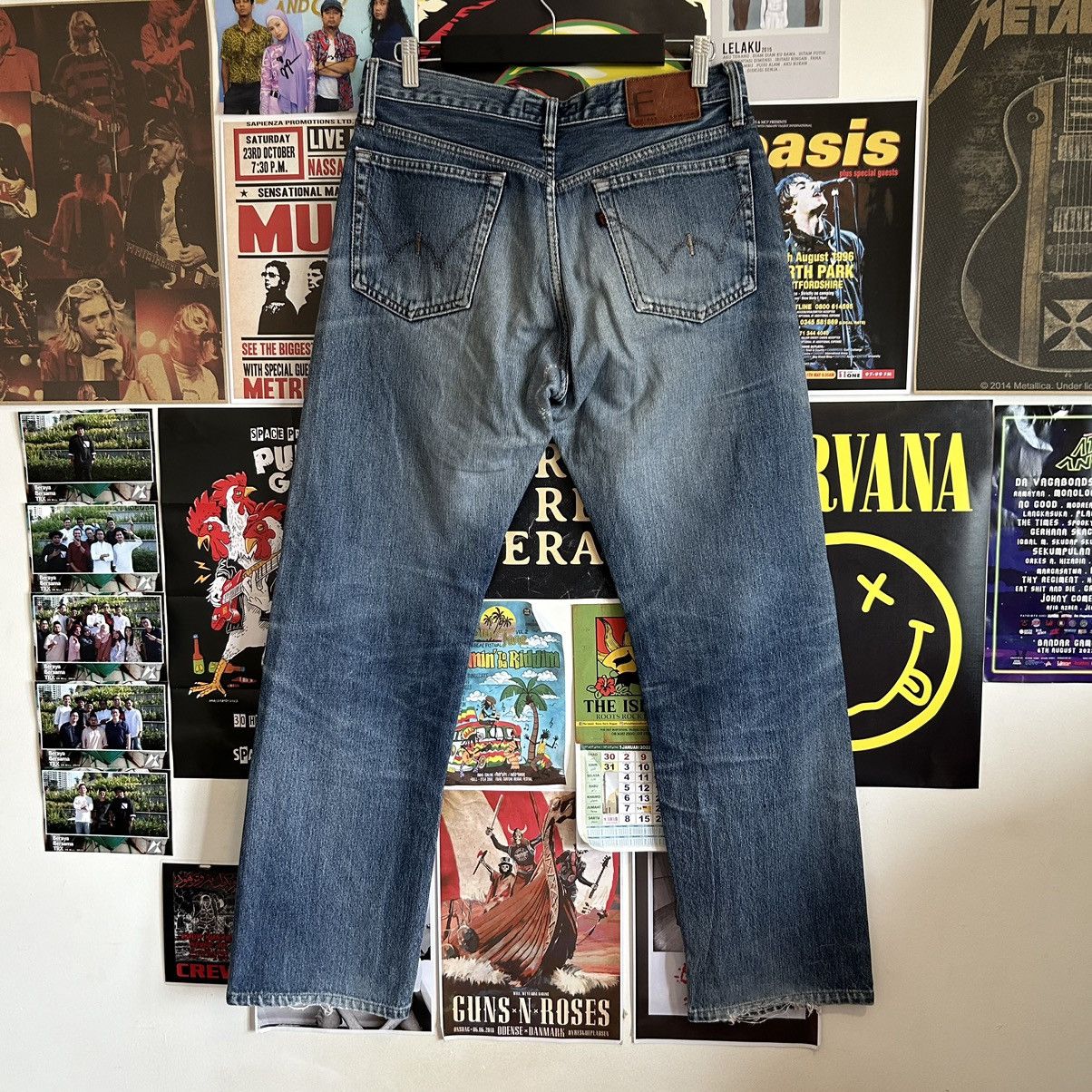 Edwin Vintage Function Edwin EZ502 Washed Blue Distressed Denim Size US 32 / EU 48 - 11 Thumbnail