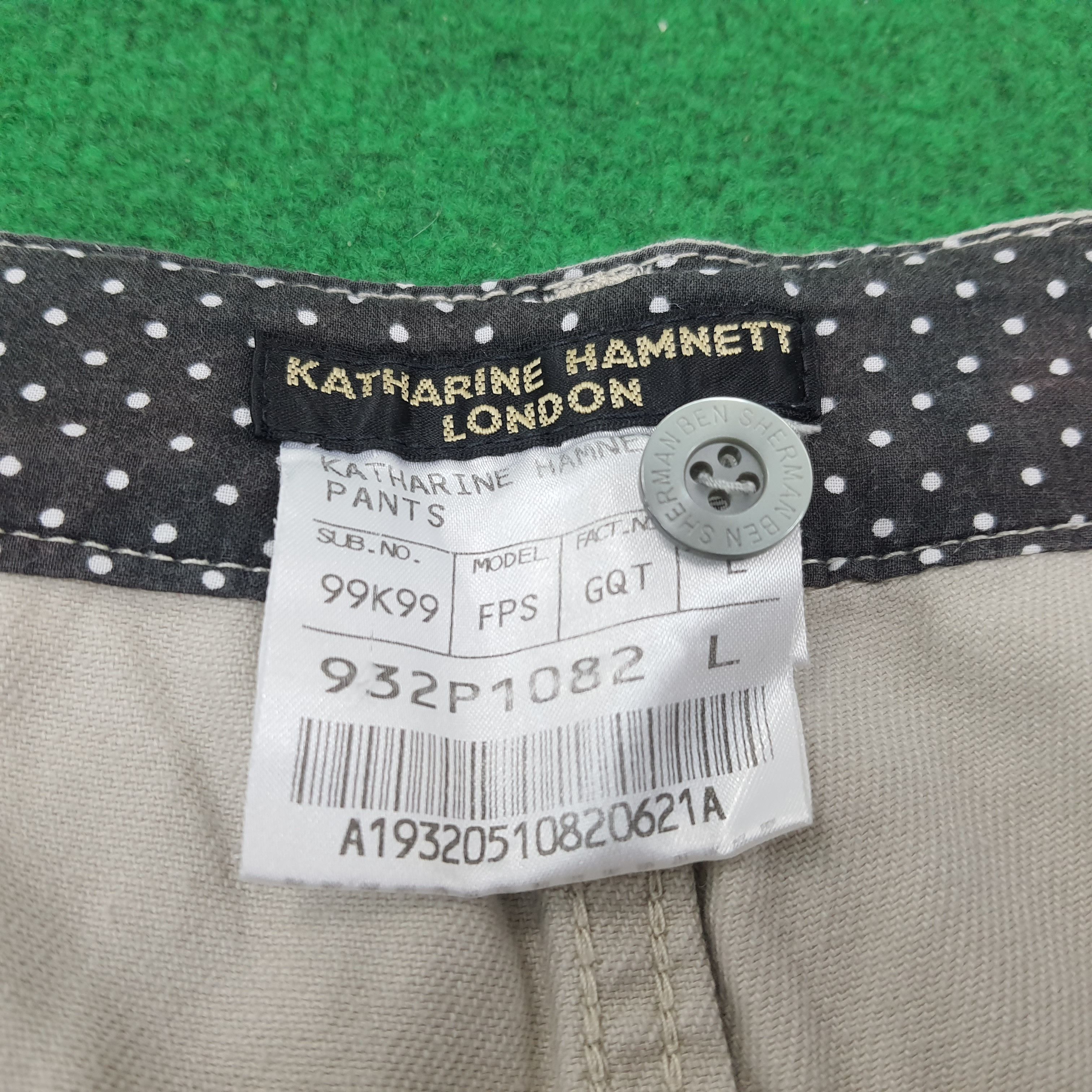 Ben Sherman × Katharine Hamnett London Vintage Katharine Hamnett London x Ben Sherman Casual Pants Size US 33 - 9 Thumbnail