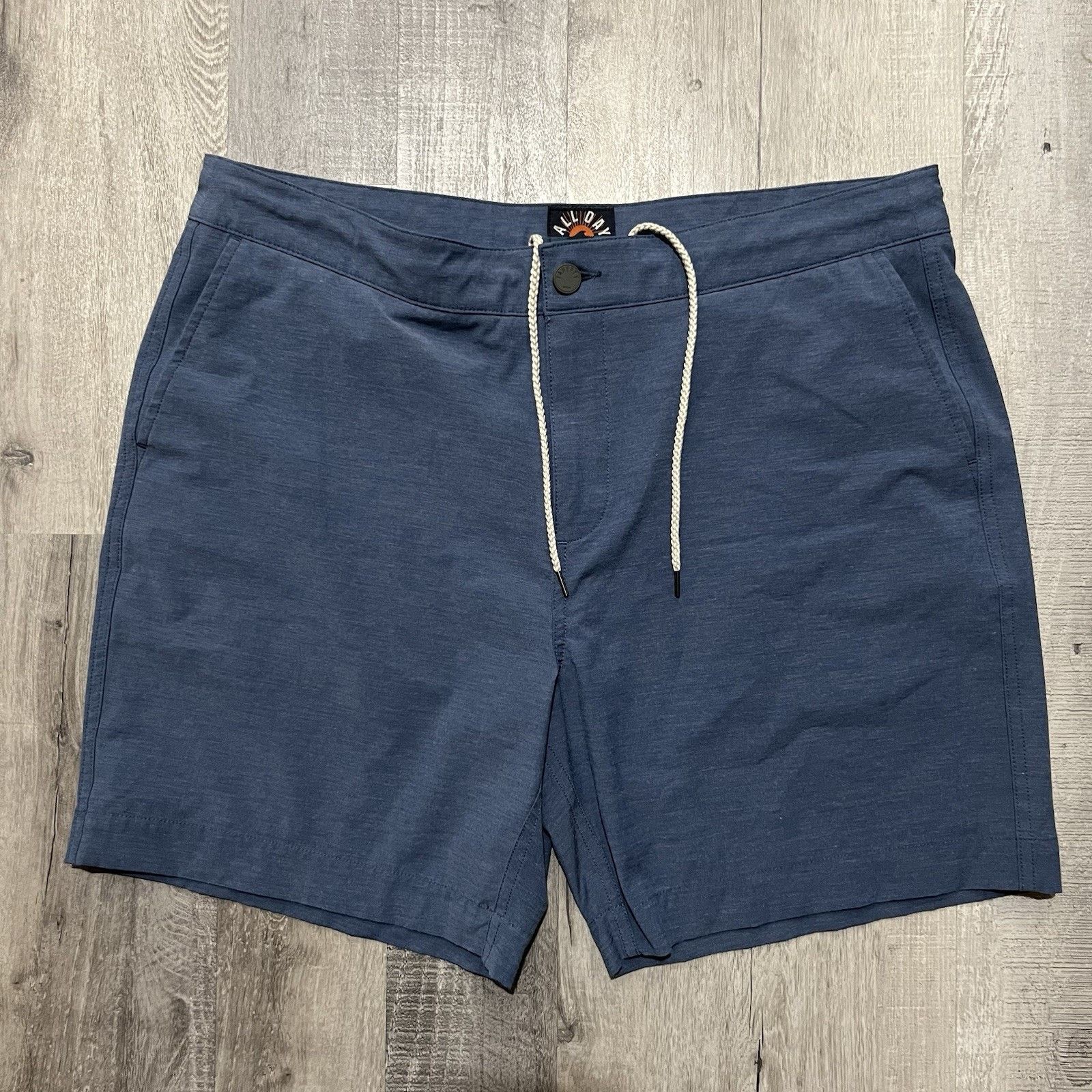 Faherty Faherty Men's Blue All Day Chino Shorts Solid Summer Sz 36 Size US 36 / EU 52 - 1 Thumbnail