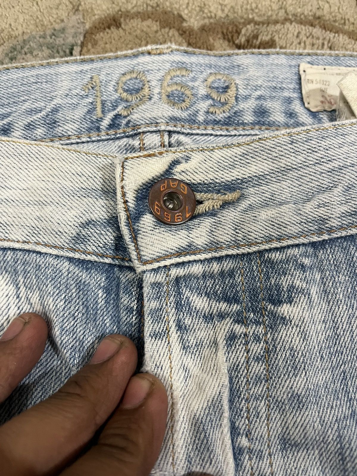 1989 STUDIO × Gap Vintage Gap 1969 Baumwolle Baggy Denim Size US 36 / EU 52 - 12 Thumbnail