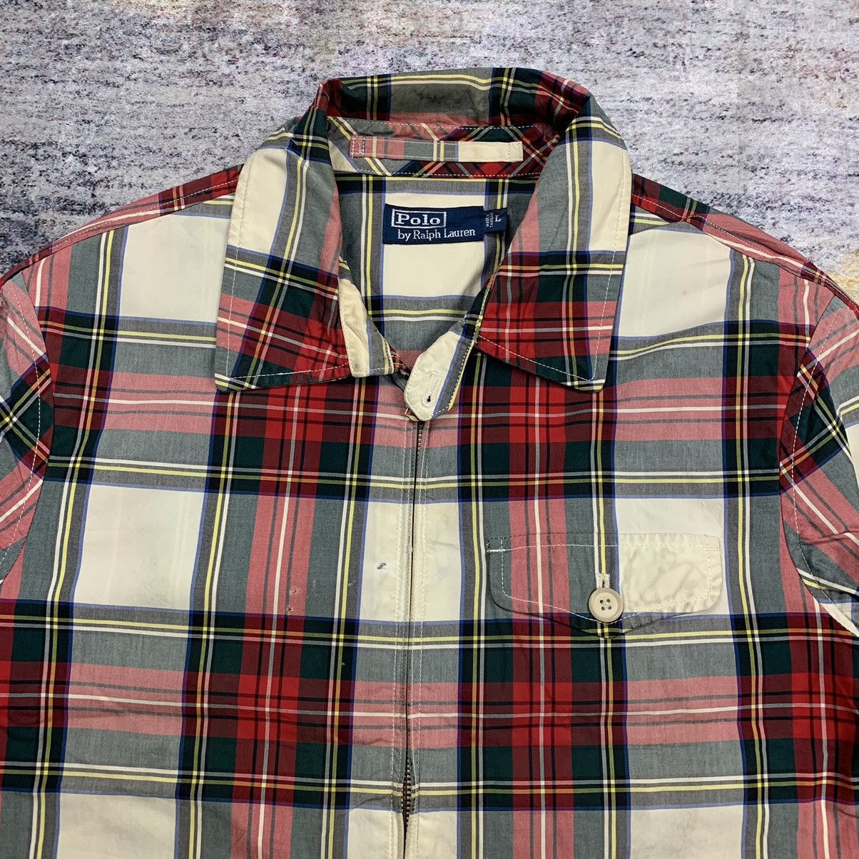 Polo Ralph Lauren Vintage polo ralph lauren utility plaid jacket Size US L / EU 52-54 / 3 - 3 Thumbnail