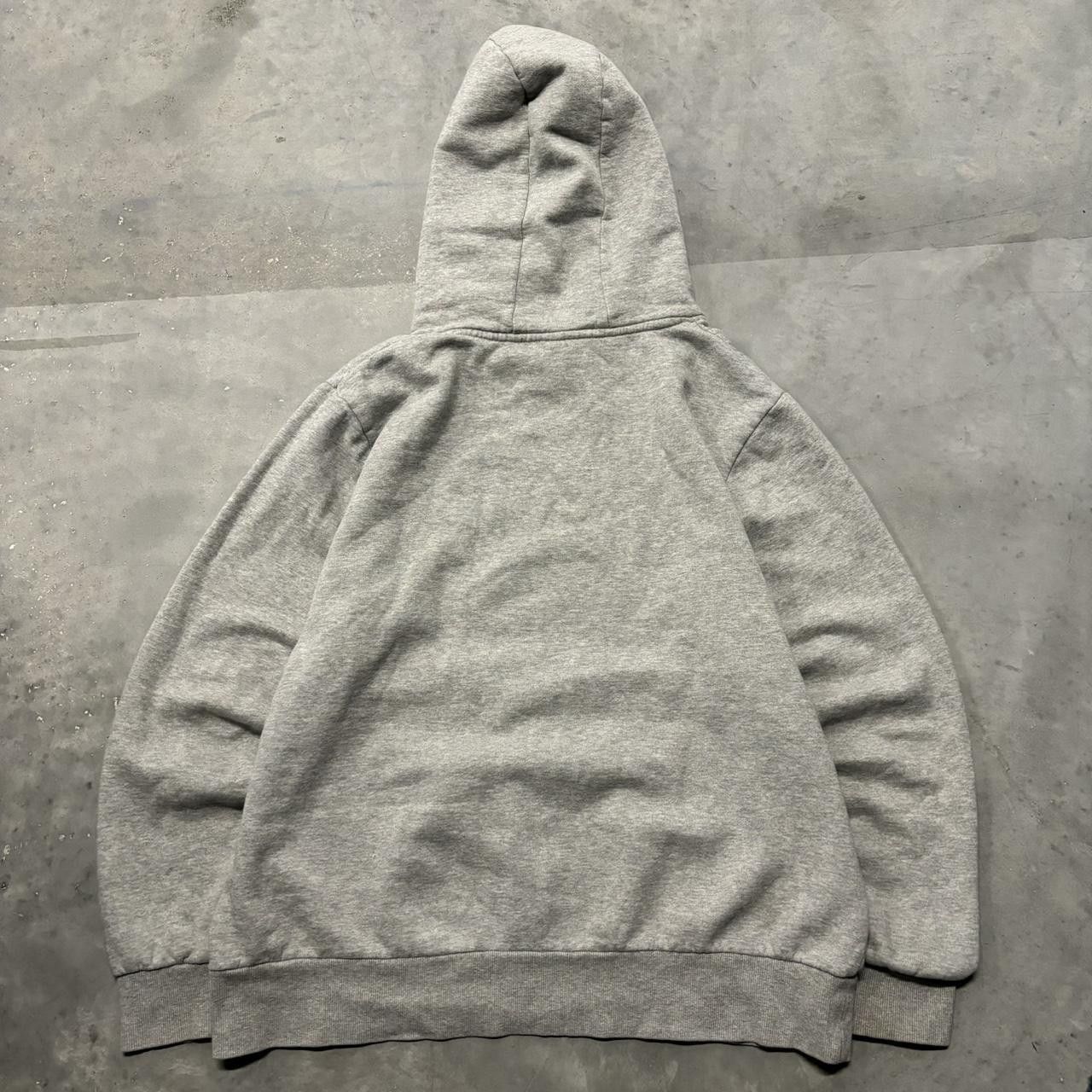 Japanese Brand × Vintage Crazy Vintage Y2K/2000s Grey Blank Streetwear Essential Hoodie! Size US XL / EU 56 / 4 - 7 Thumbnail