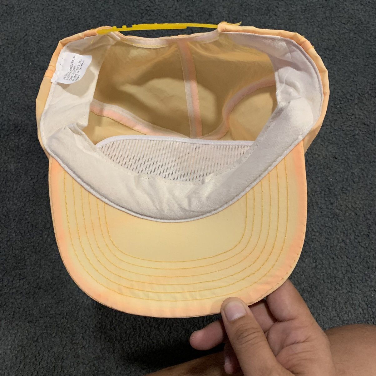 Reebok RARE Vintage 90s Reebok Australia Neon Nylon Snapback - Size ONE SIZE - 6 Thumbnail