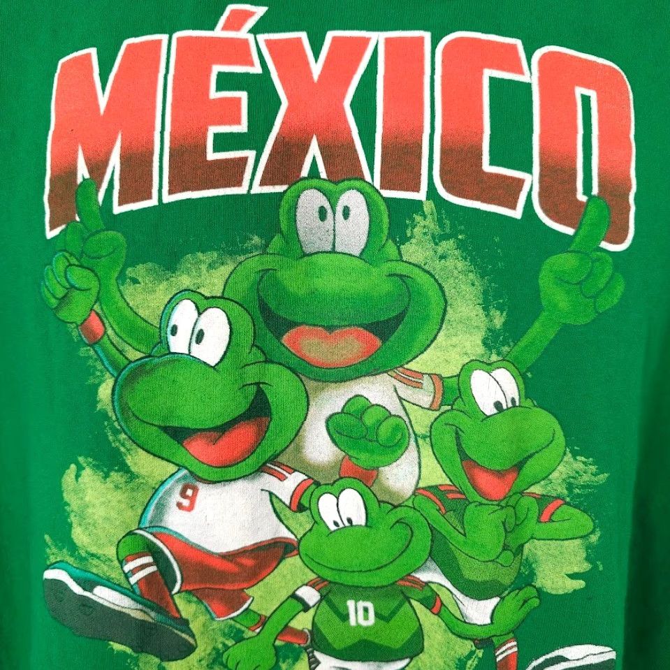 Vintage Senor Frogs Mexico T Shirt Mens XL Green Travel Destination Tee Shirt Size US XL / EU 56 / 4 - 3 Thumbnail