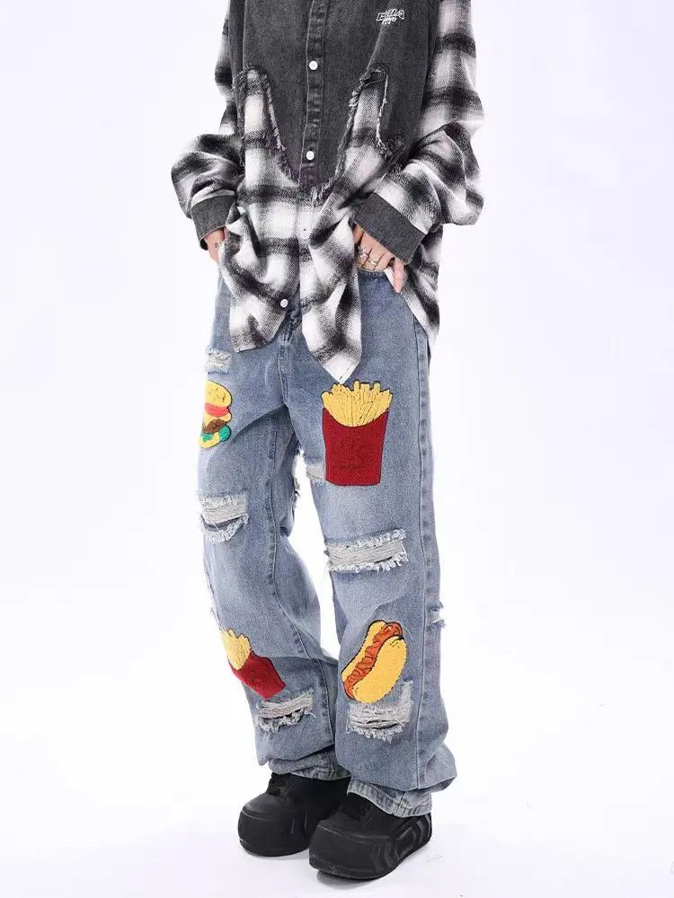Designer × Japanese Brand Vintage Streetwear Hip Hop Loose Casual Pants Size US 31 - 1 Thumbnail