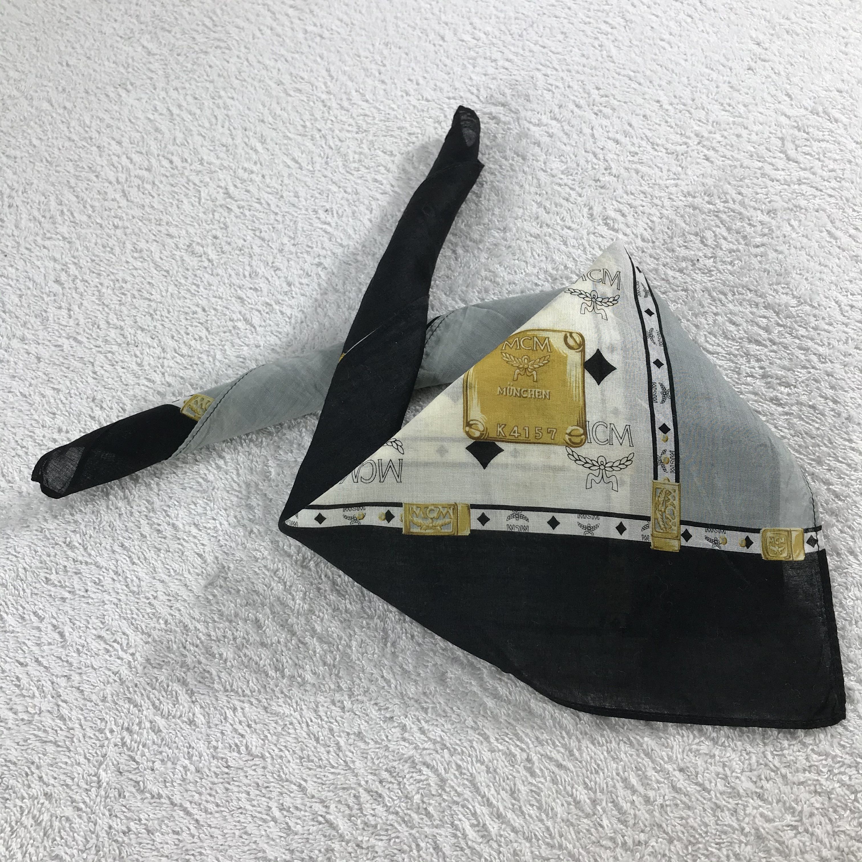 MCM × Vintage MCM Neckerchief / Bandana / Handkerchief Size ONE SIZE - 2 Thumbnail