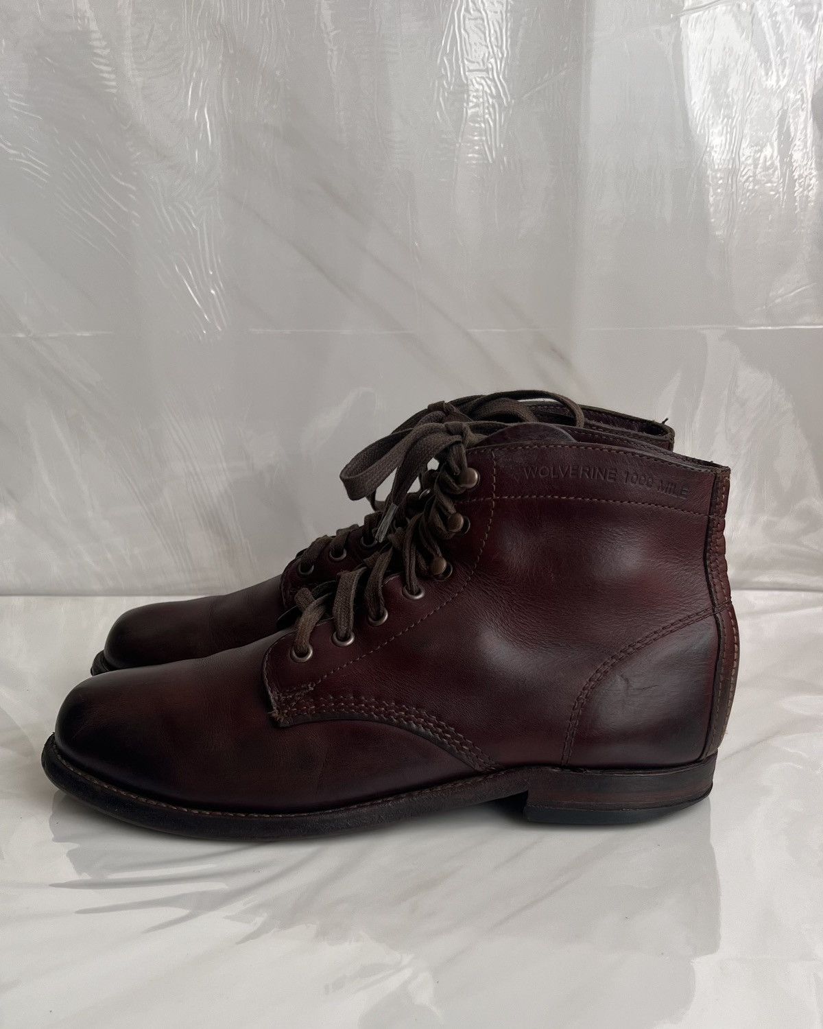 Wolverine Wolverine 1000 mile plain toe brown Men’s boot size 7 D Size US 7 / EU 40 - 5 Thumbnail