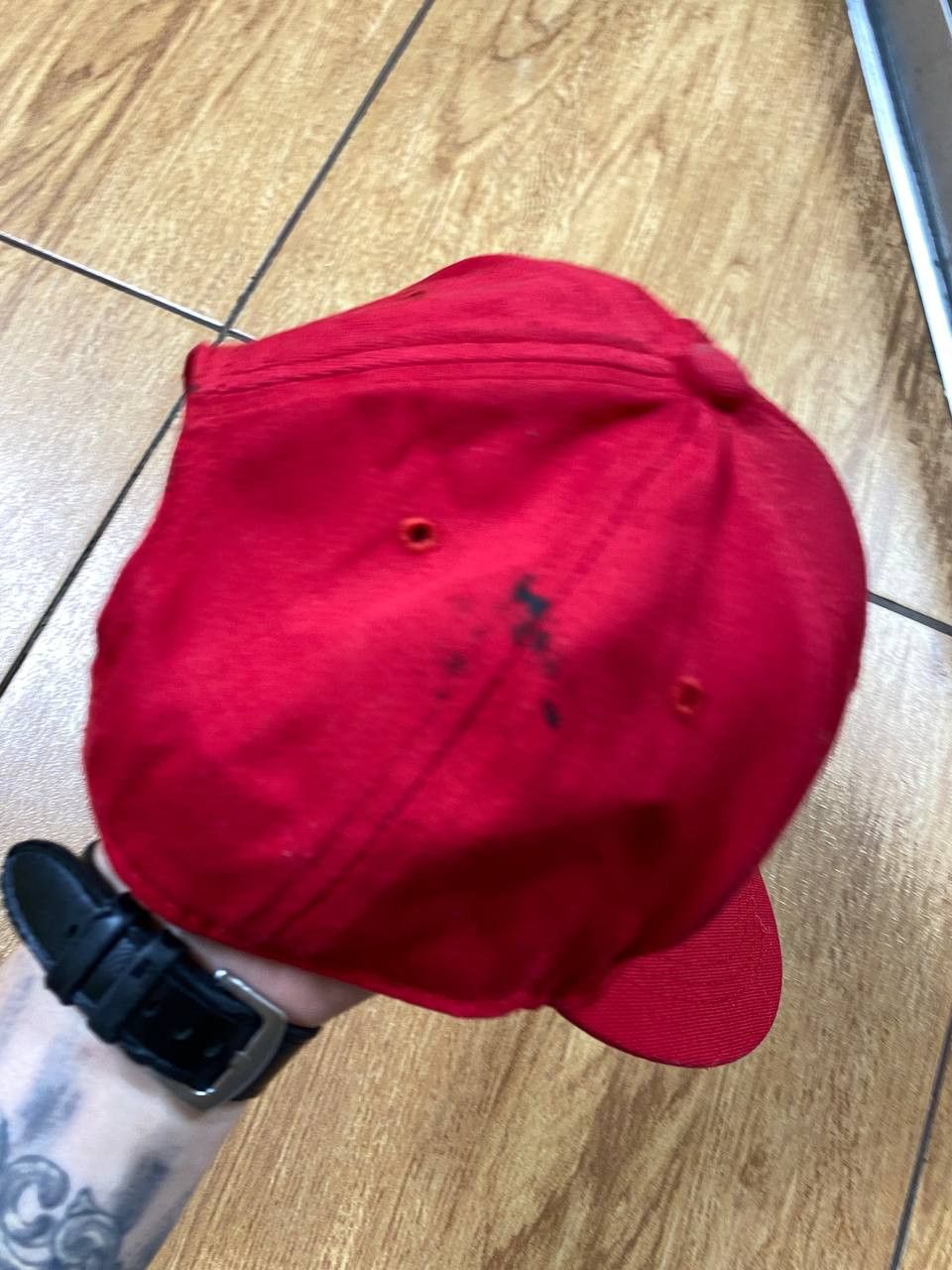 Fox Racing × Vintage Vintage Y2K Fox Racing Baseball Cap Hat Red Size ONE SIZE - 8 Thumbnail