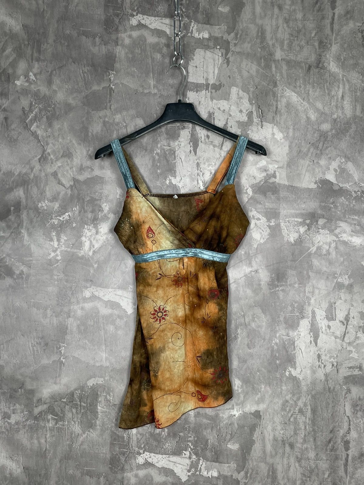 Japanese Brand × Vintage Mesh JPG Style Avant Garde Y2K Archival Tank Top Size S / US 4 / IT 40 - 1 Thumbnail