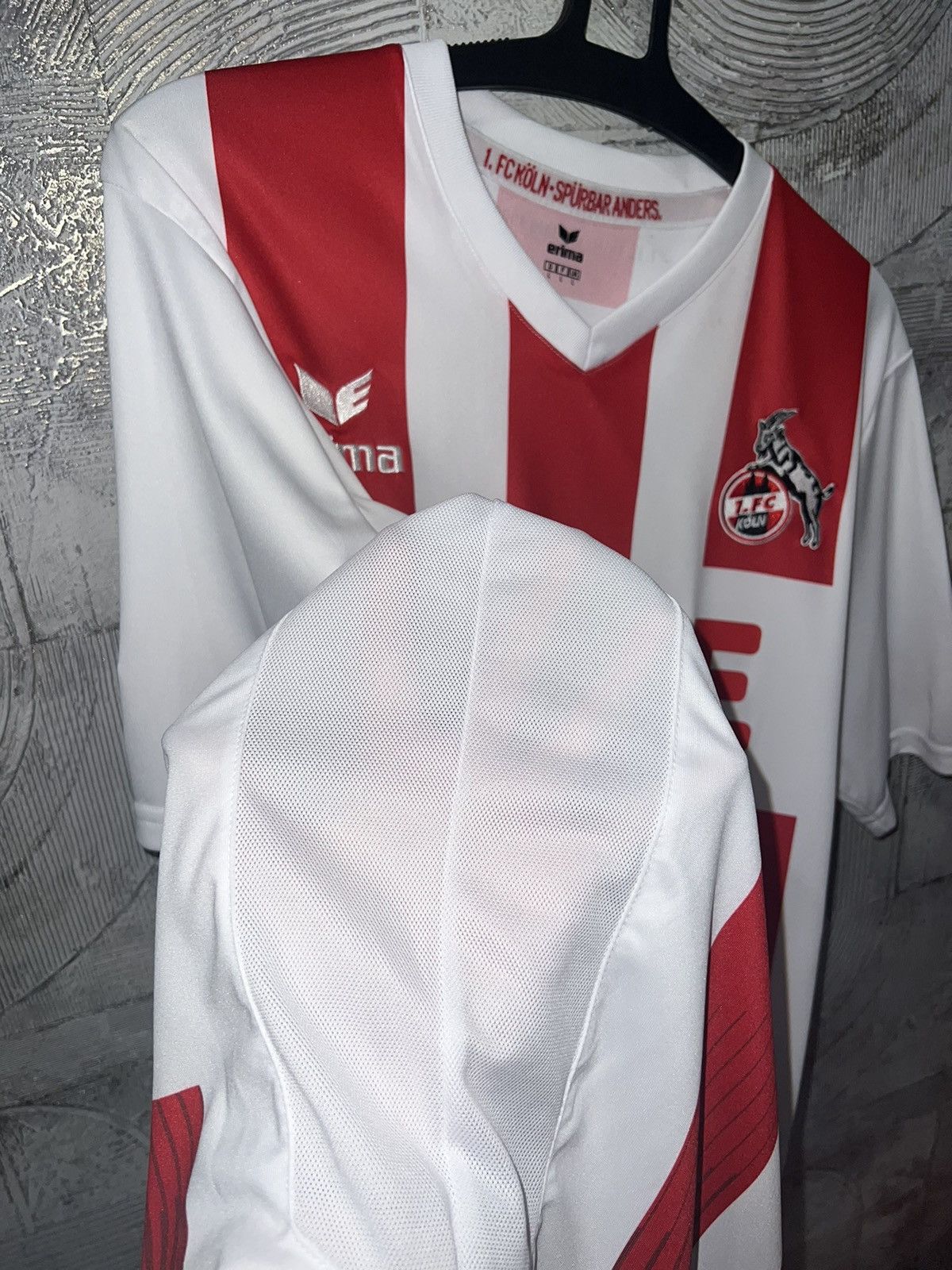 Erima × Vintage 1 Fc Koln Erima Rewe Jersey White Red Heintz 3 Size US L / EU 52-54 / 3 - 9 Thumbnail