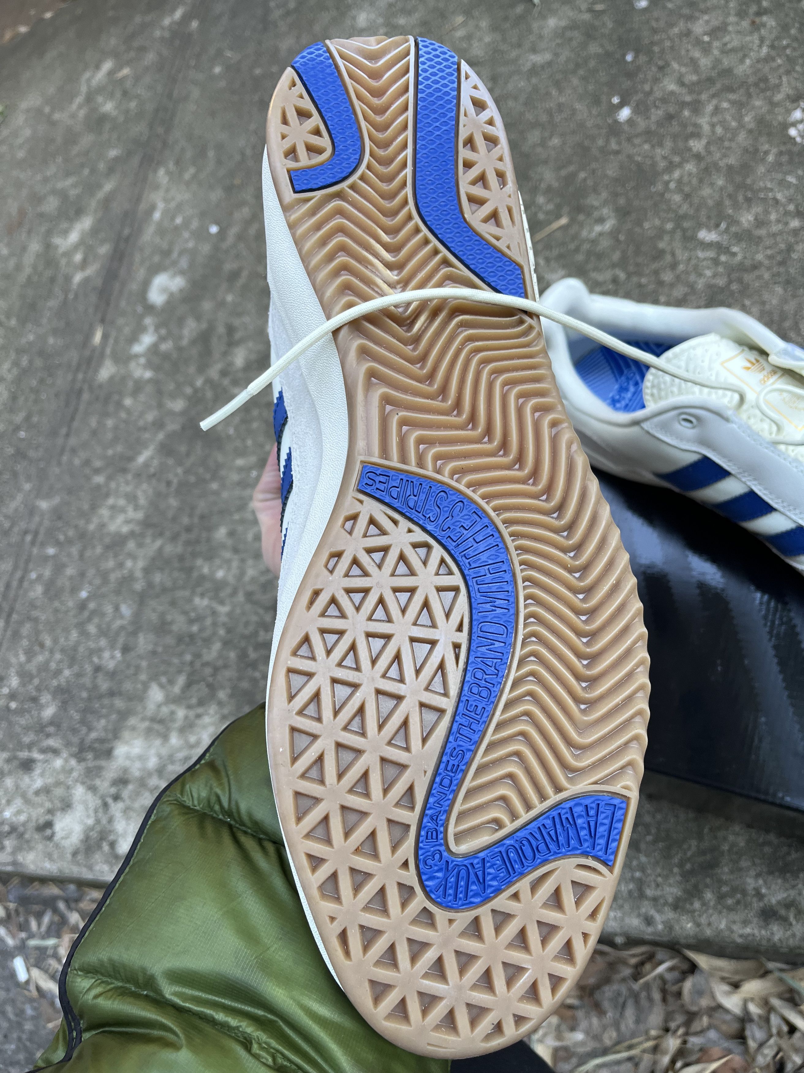 Adidas Adidas Puig - Ivory/Royal Blue/Gum 4 Size US 12 / EU 45 - 3 Thumbnail