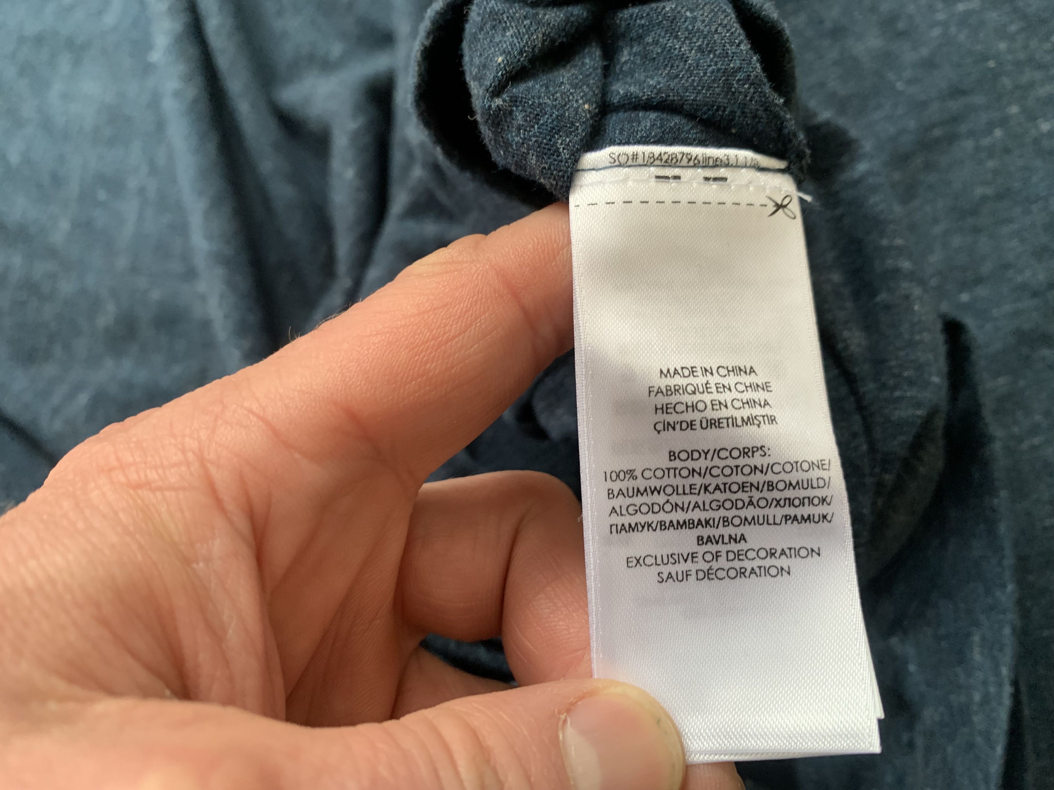 Polo Ralph Lauren Polo Ralph Lauren Blue Cotton T-Shirt Size US XXL / EU 58 / 5 - 9 Thumbnail