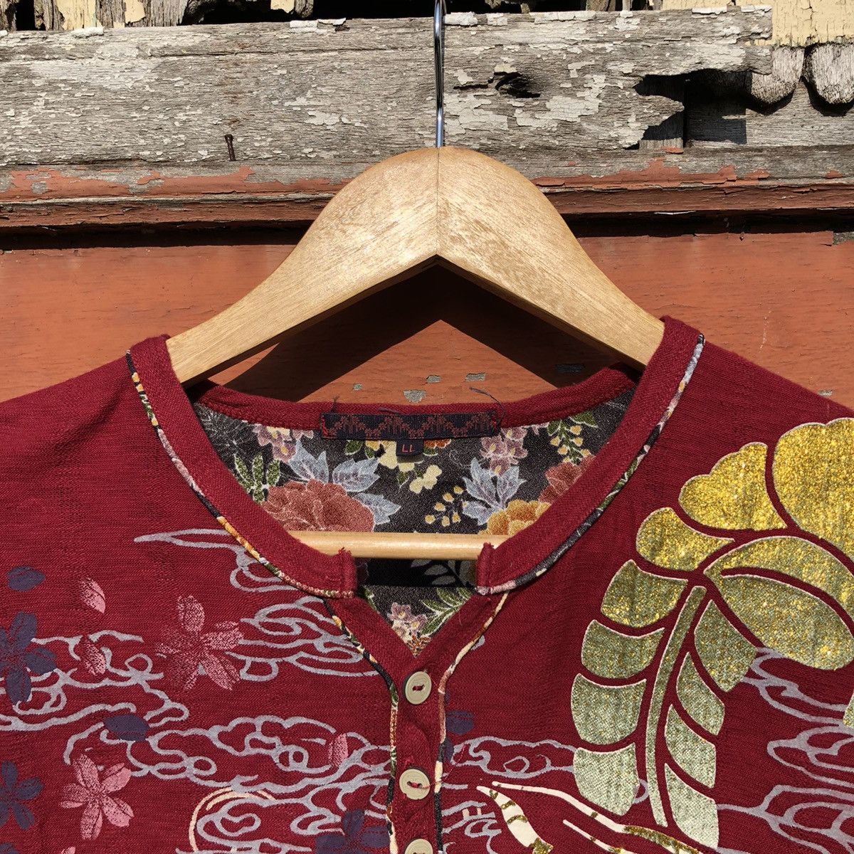 Japanese Brand Vintage y2k Koi Fish Sukajan Over Print Tshirt Size US L / EU 52-54 / 3 - 4 Thumbnail