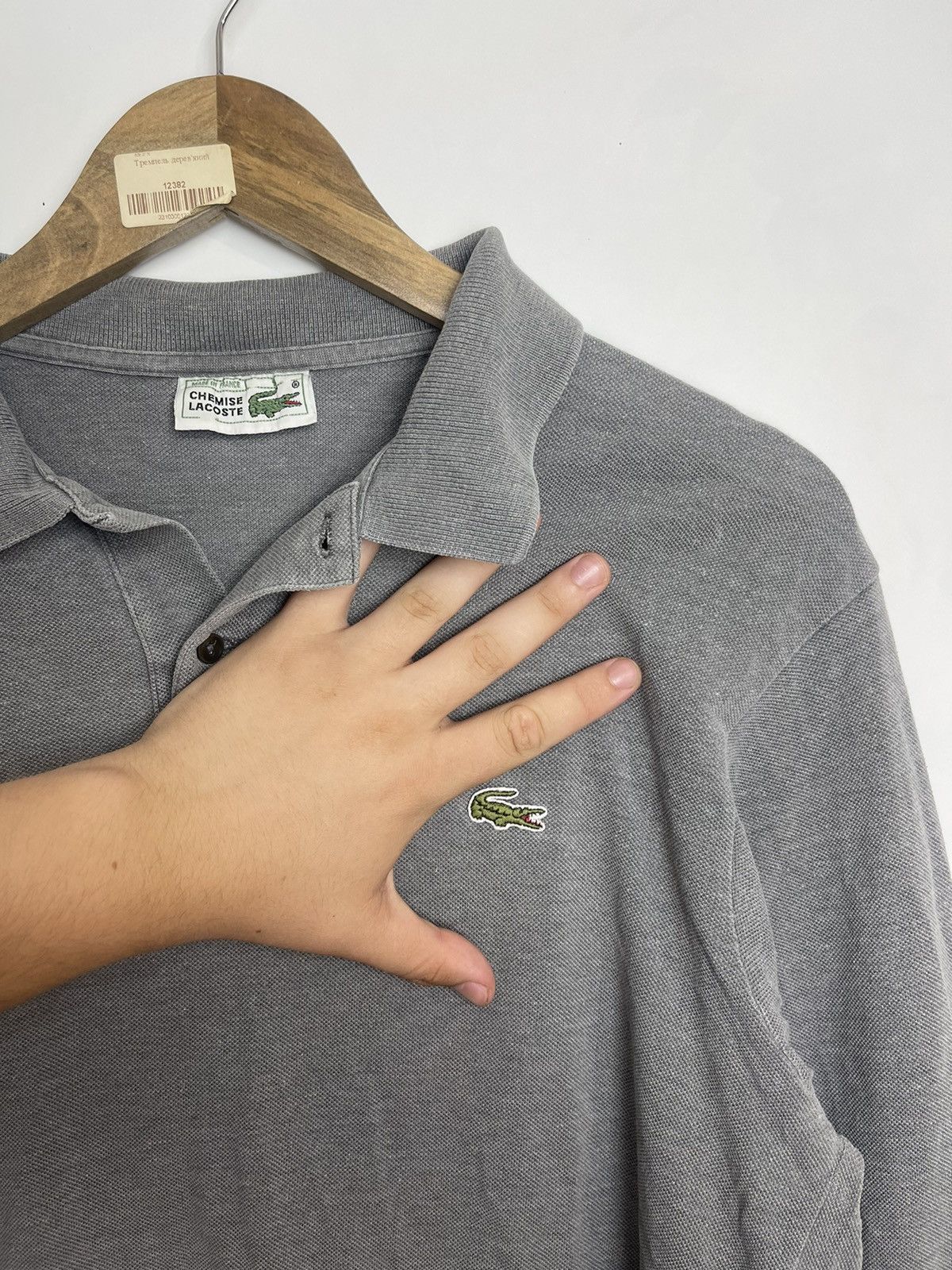 Other Vintage lacoste chemise long sleeve 90s Size US L / EU 52-54 / 3 - 2 Thumbnail