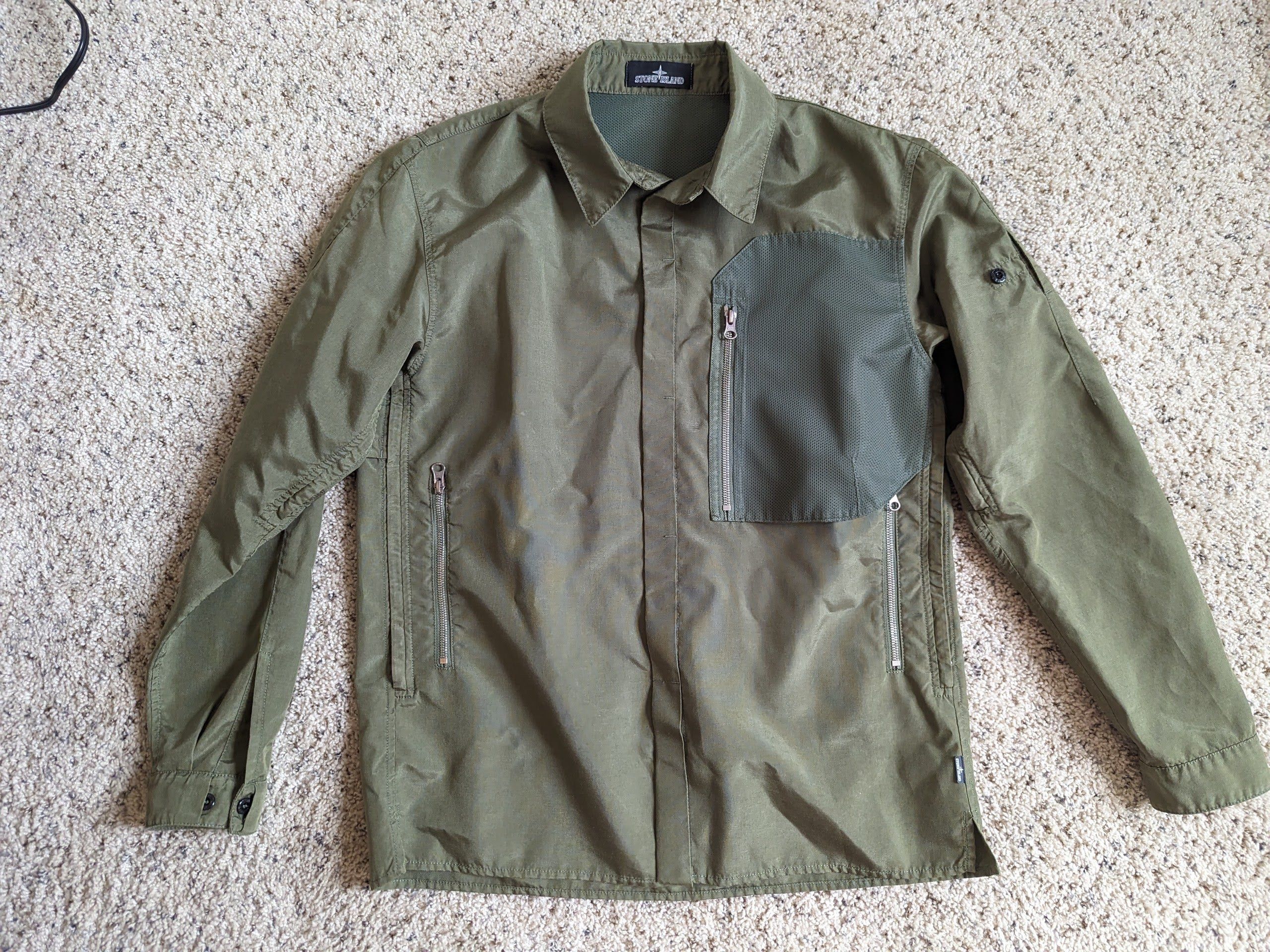 Hollowcore polyester over-shirt