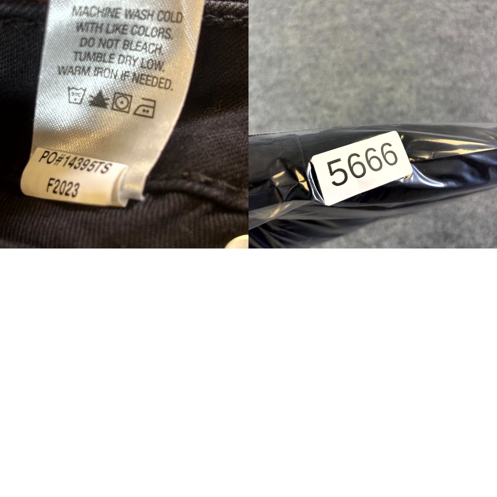 Denime Ridgecut Jeans Women's 16 Black Denim Dark Wash Carpenter 5-Pocket Regular Fit Jeans Size 38" / US 16 / IT 52 - 8 Thumbnail