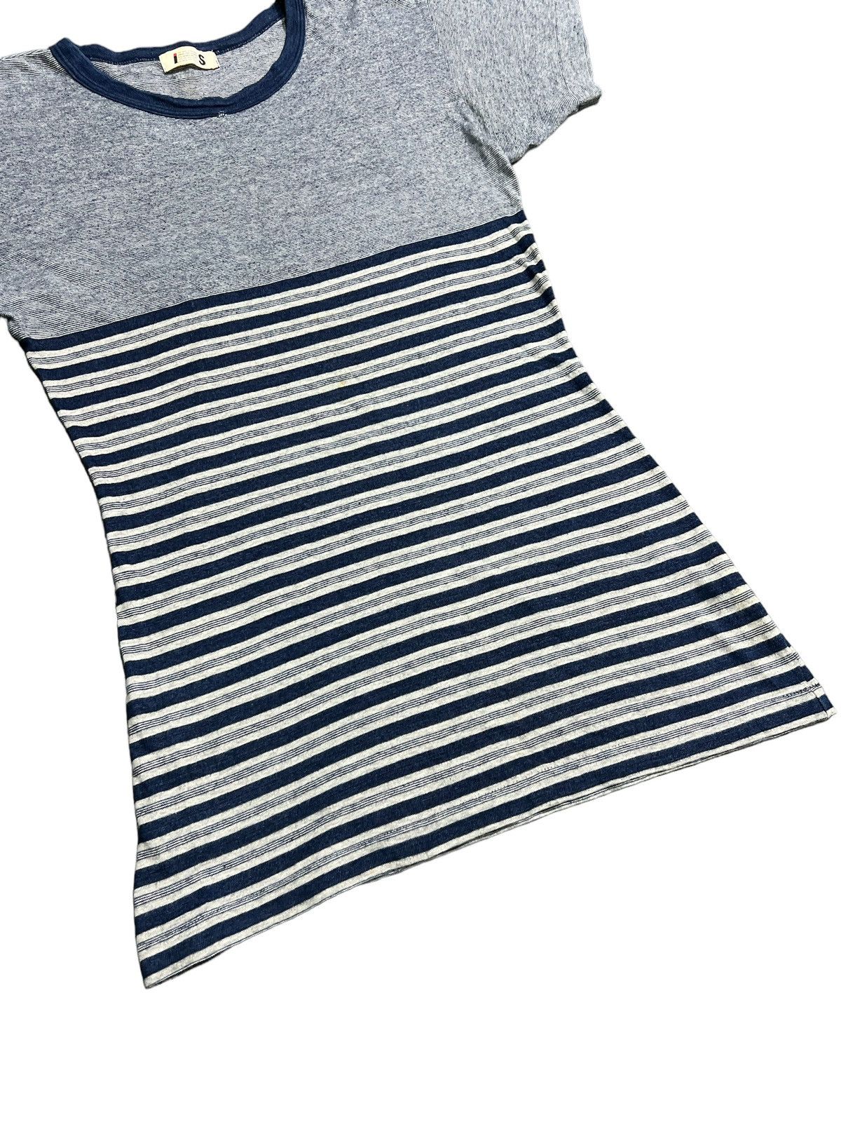 Vintage Issey Miyake Striped Single Stitch T-Shirt Size XS / US 0-2 / IT 36-38 - 7 Thumbnail