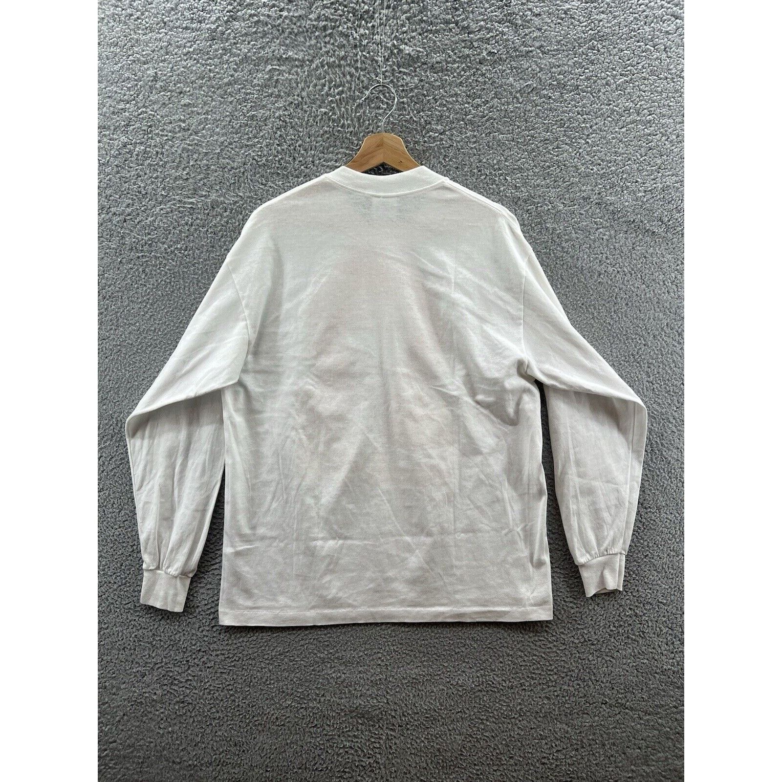 Other The Doors Vintage Jim Morrison White Longsleeve T-Shirt Size US XL / EU 56 / 4 - 2 Thumbnail