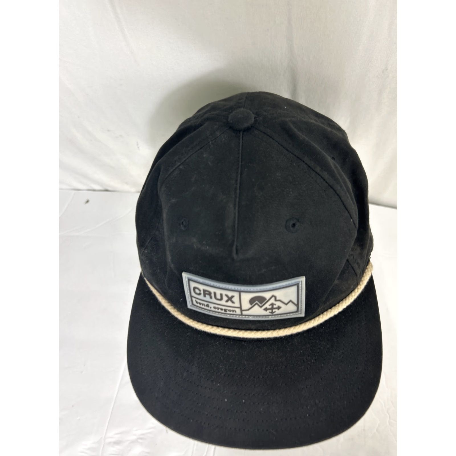 Vintage Cruz Bend Oregon Snap Back Baseball Hat Black Adjustable Mens One Size Crux Brand Logo Size ONE SIZE - 5 Thumbnail