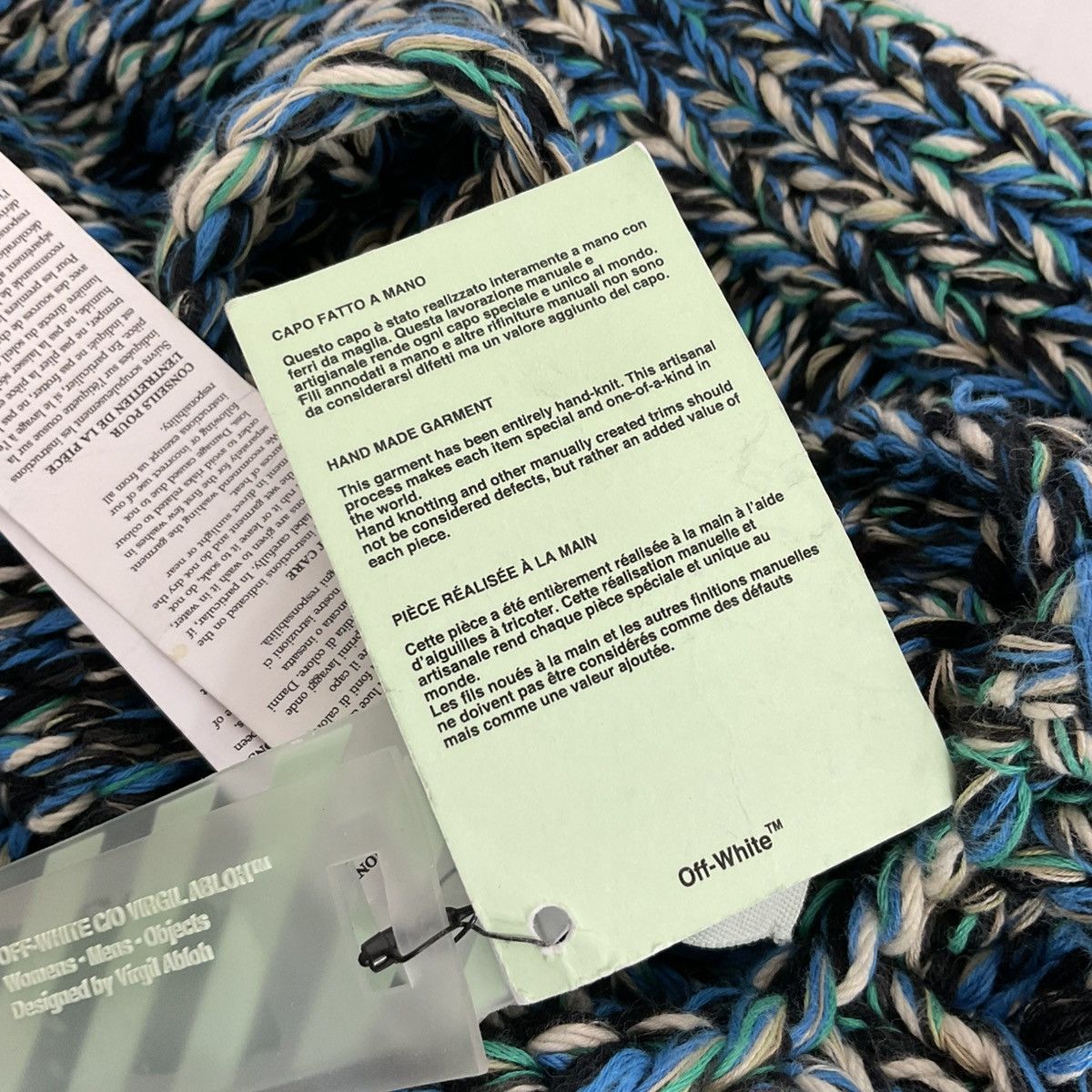 Off-White OFF-WHITE Blue Climb Rope Jumper In 3000 Blue Size US L / EU 52-54 / 3 - 4 Thumbnail
